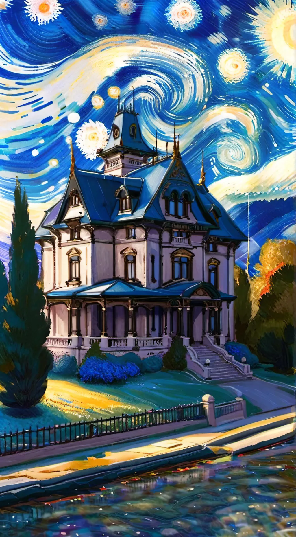 ai character: Actor house background