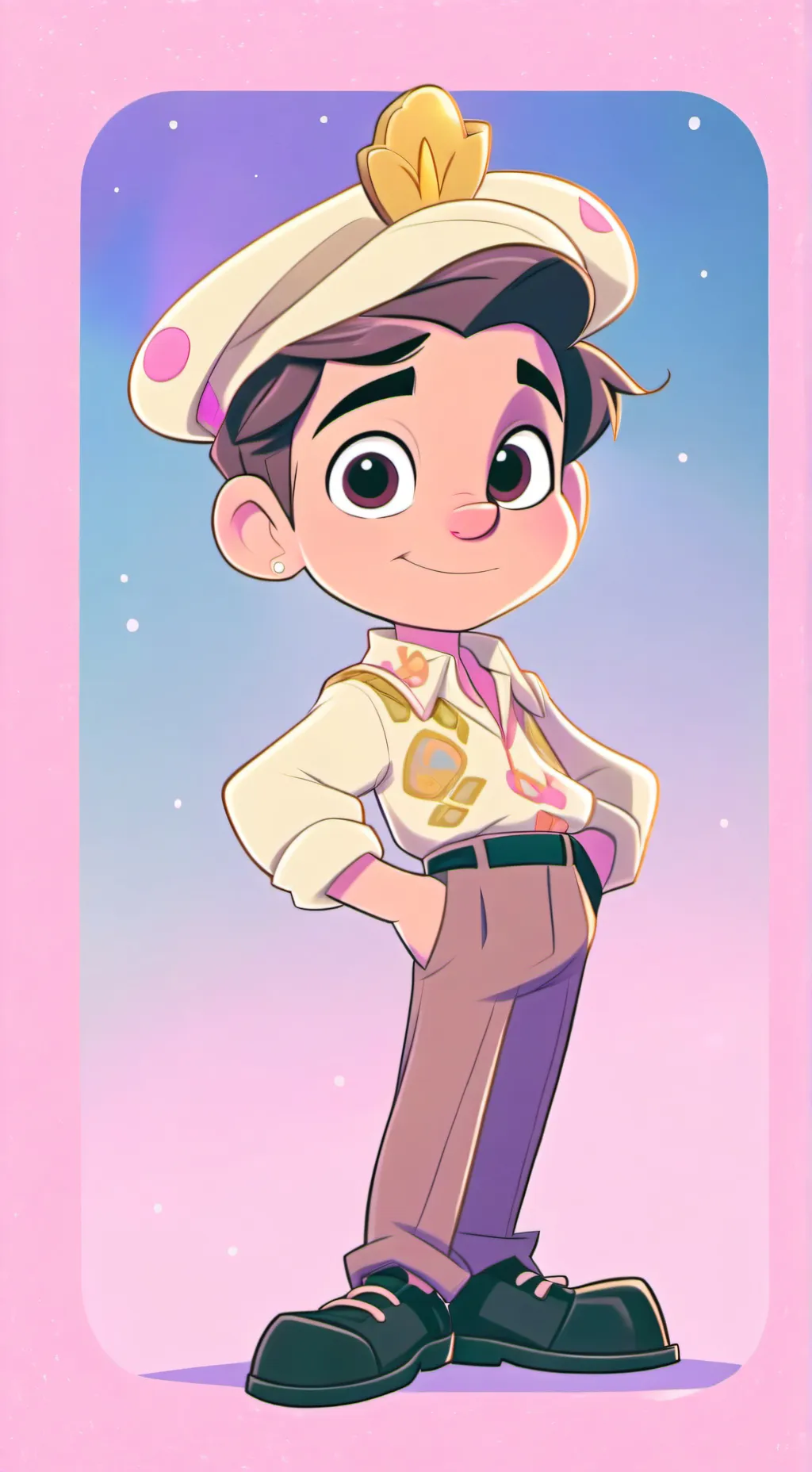 ai character: Your cheeky poop background