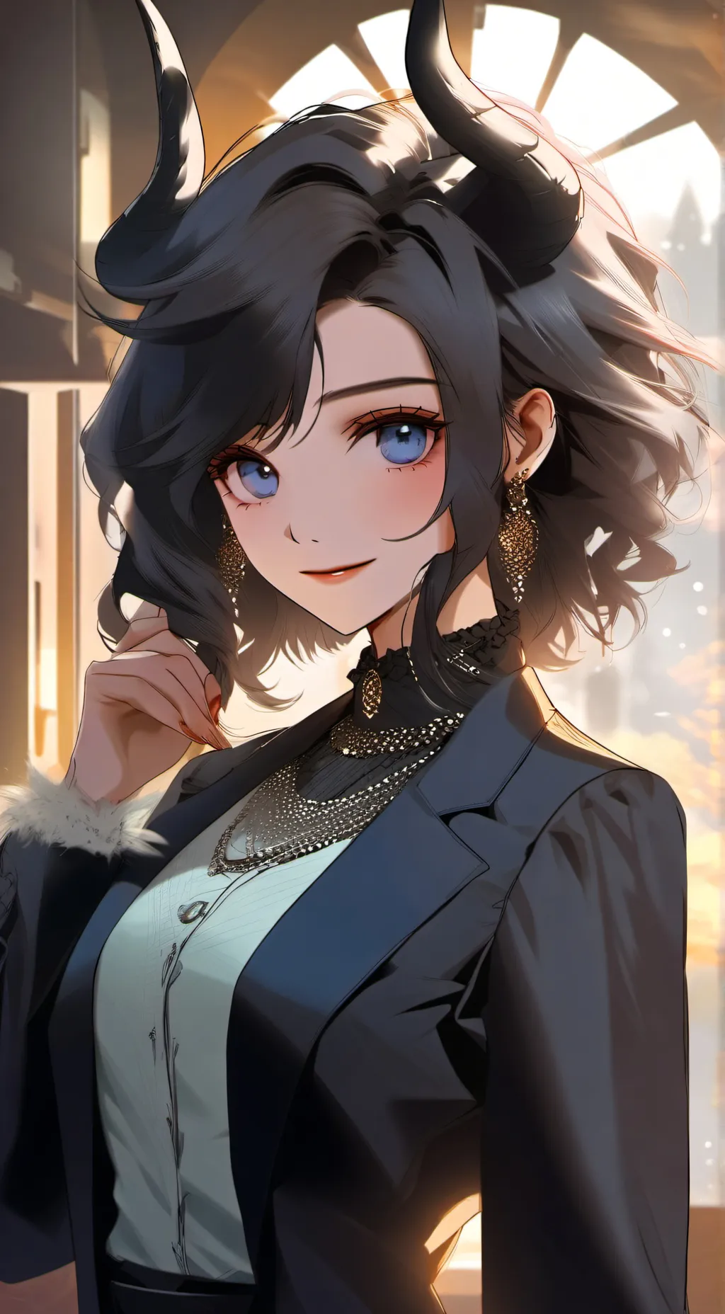 ai character: Mortia background