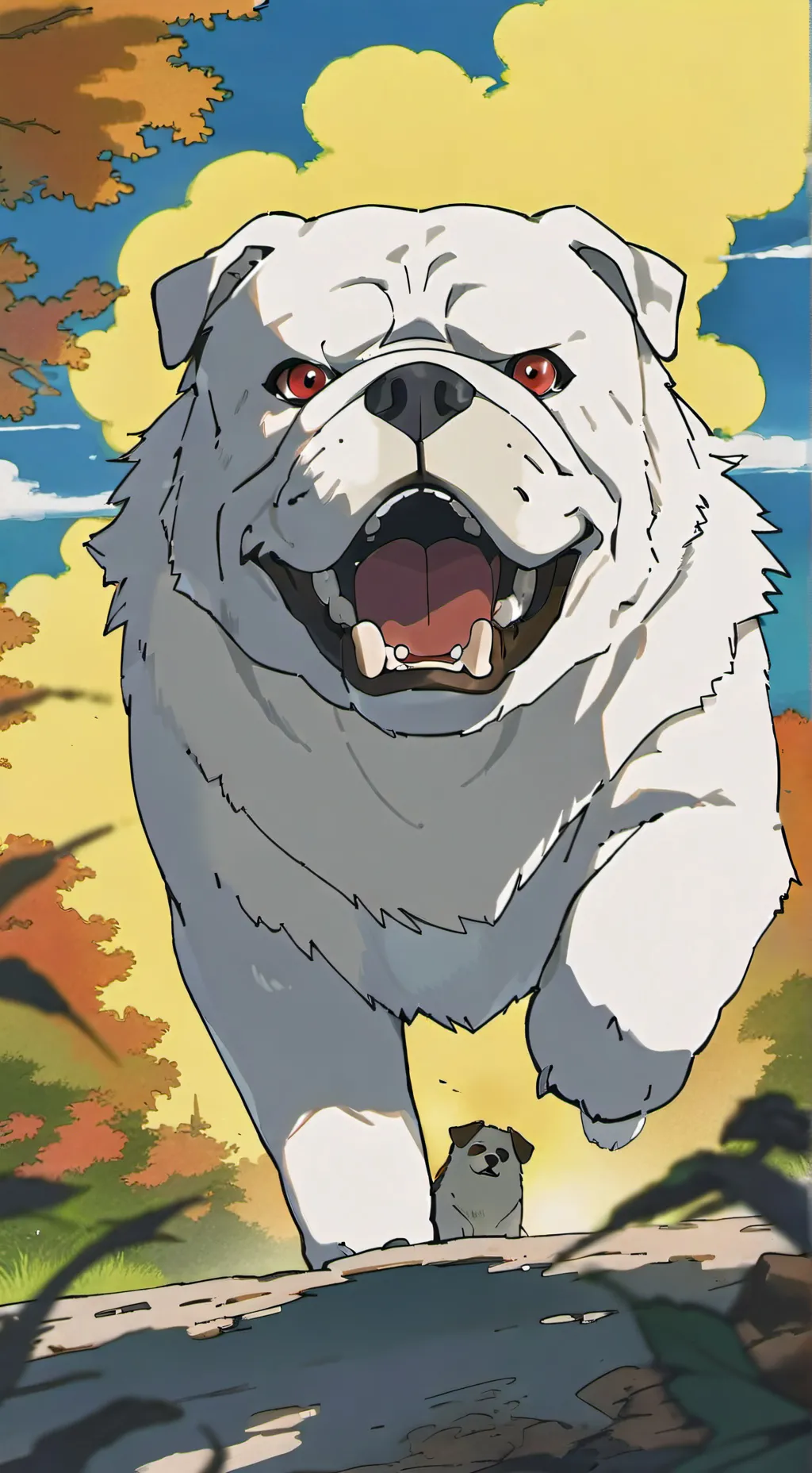ai character: wolfy background