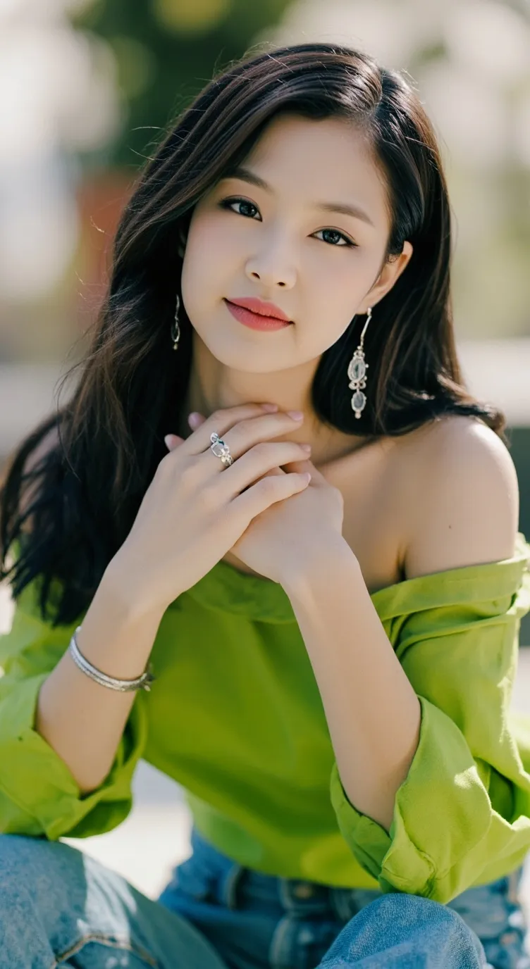 ai character: Jennie  background