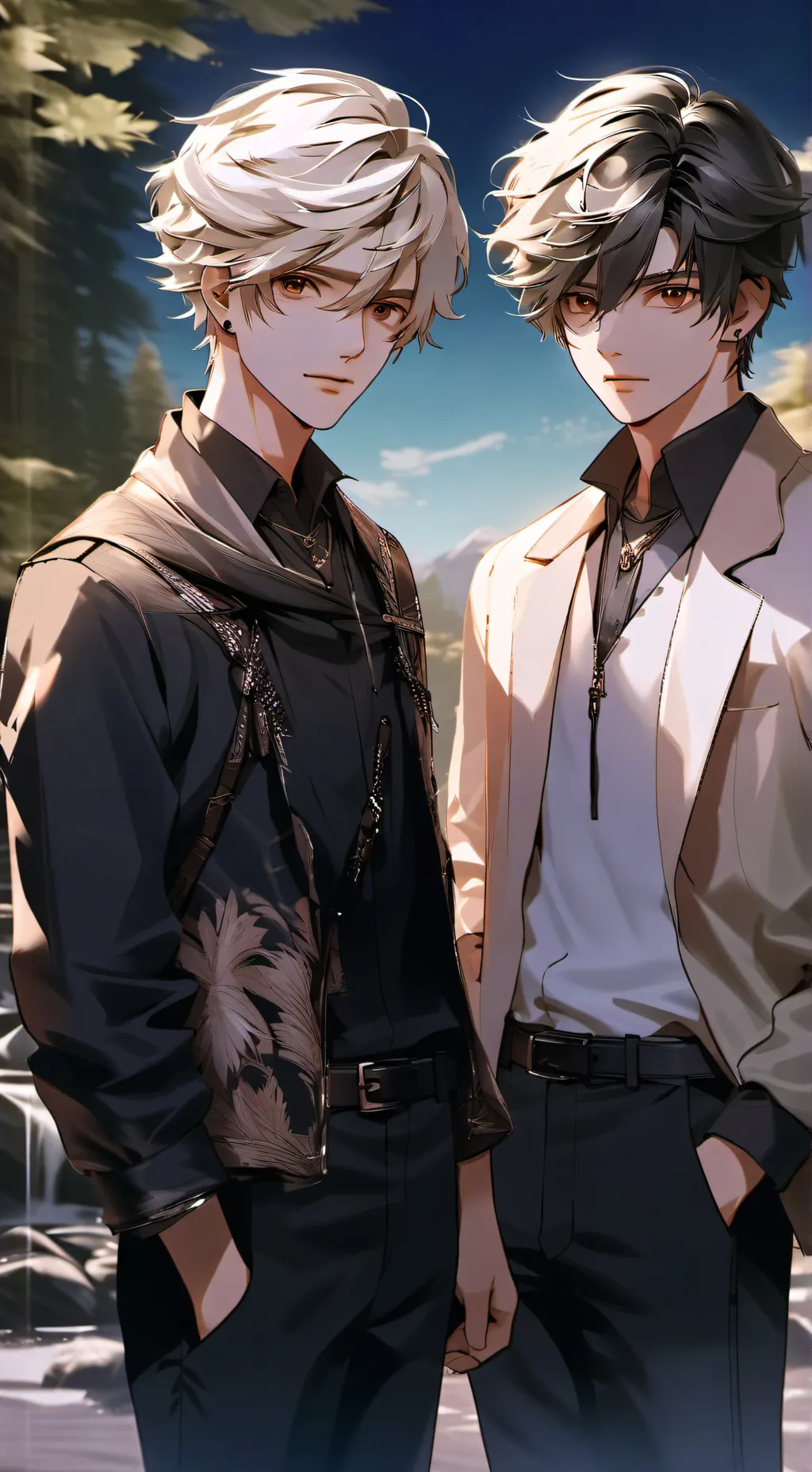 ai character: kai and blake background