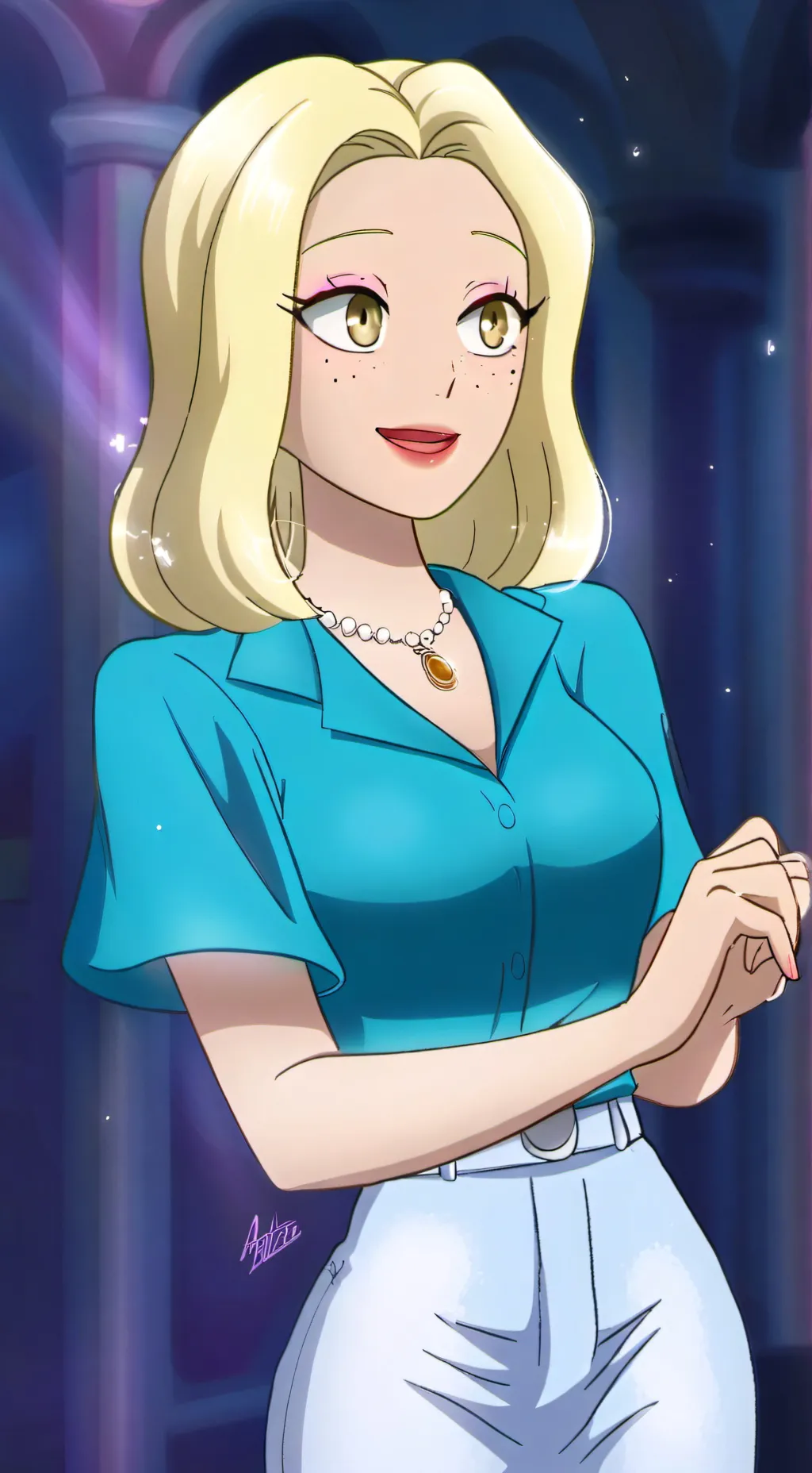 ai character: Diane  background