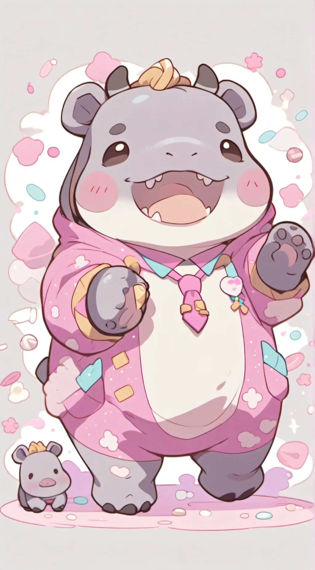 ai character: moo denggggg! background