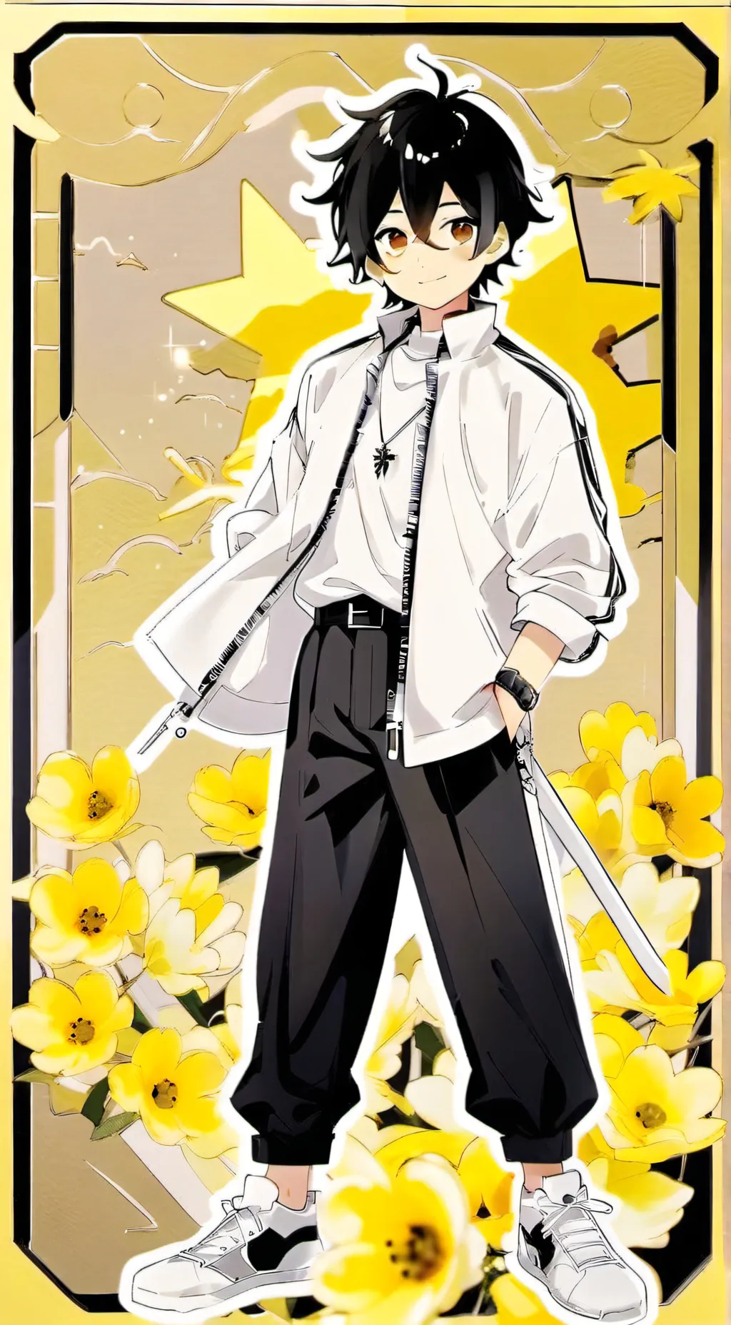 ai character: Aizawa X Y/N background