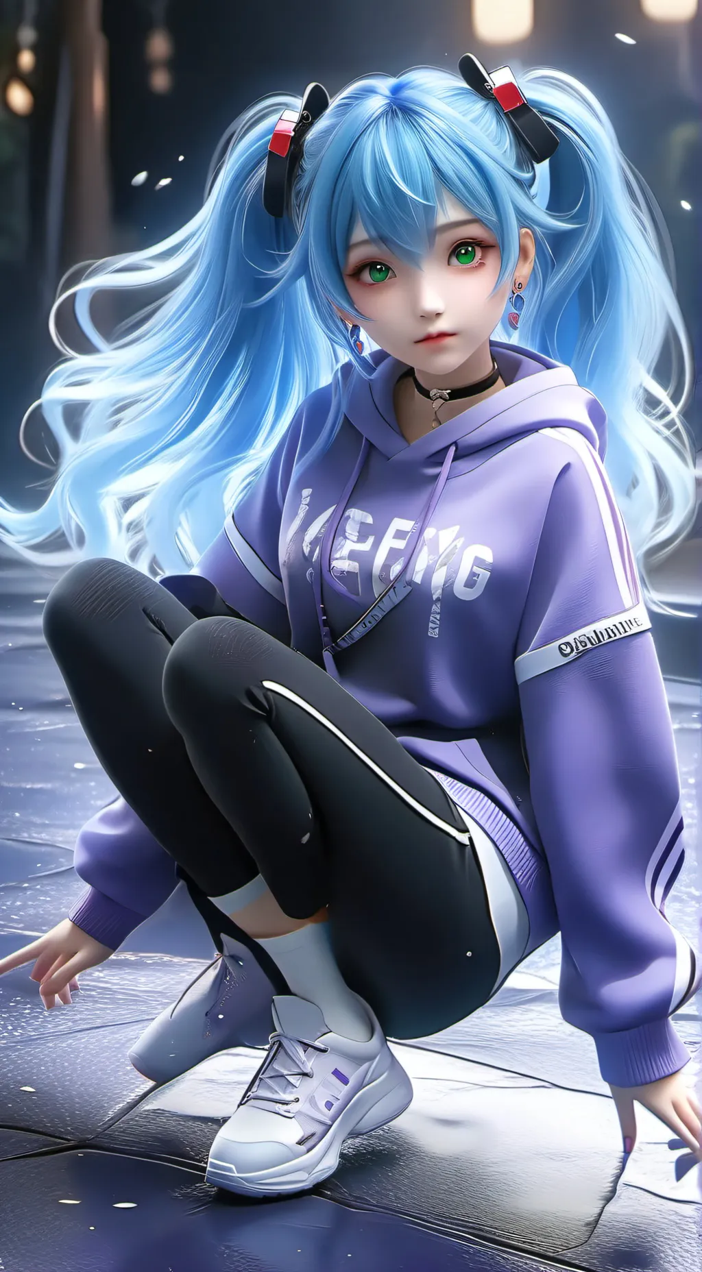 ai character: Lily background