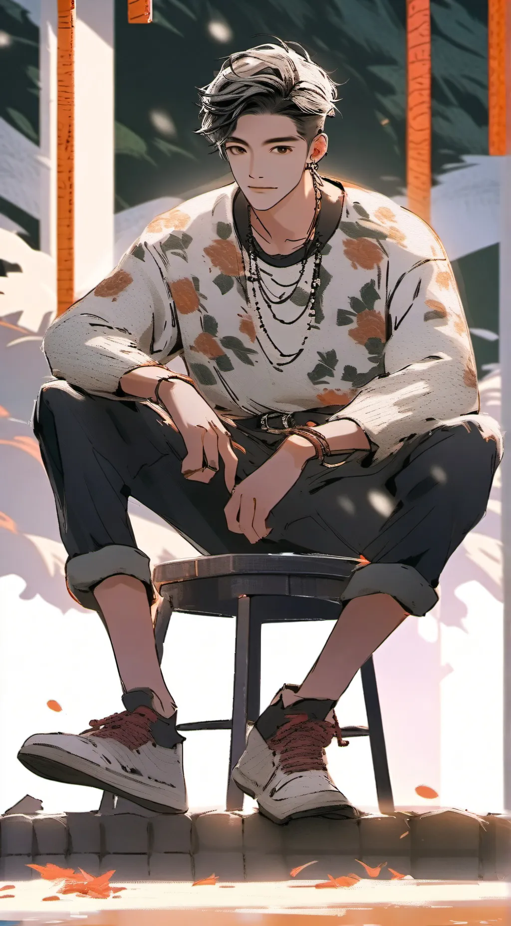 ai character: felix  background