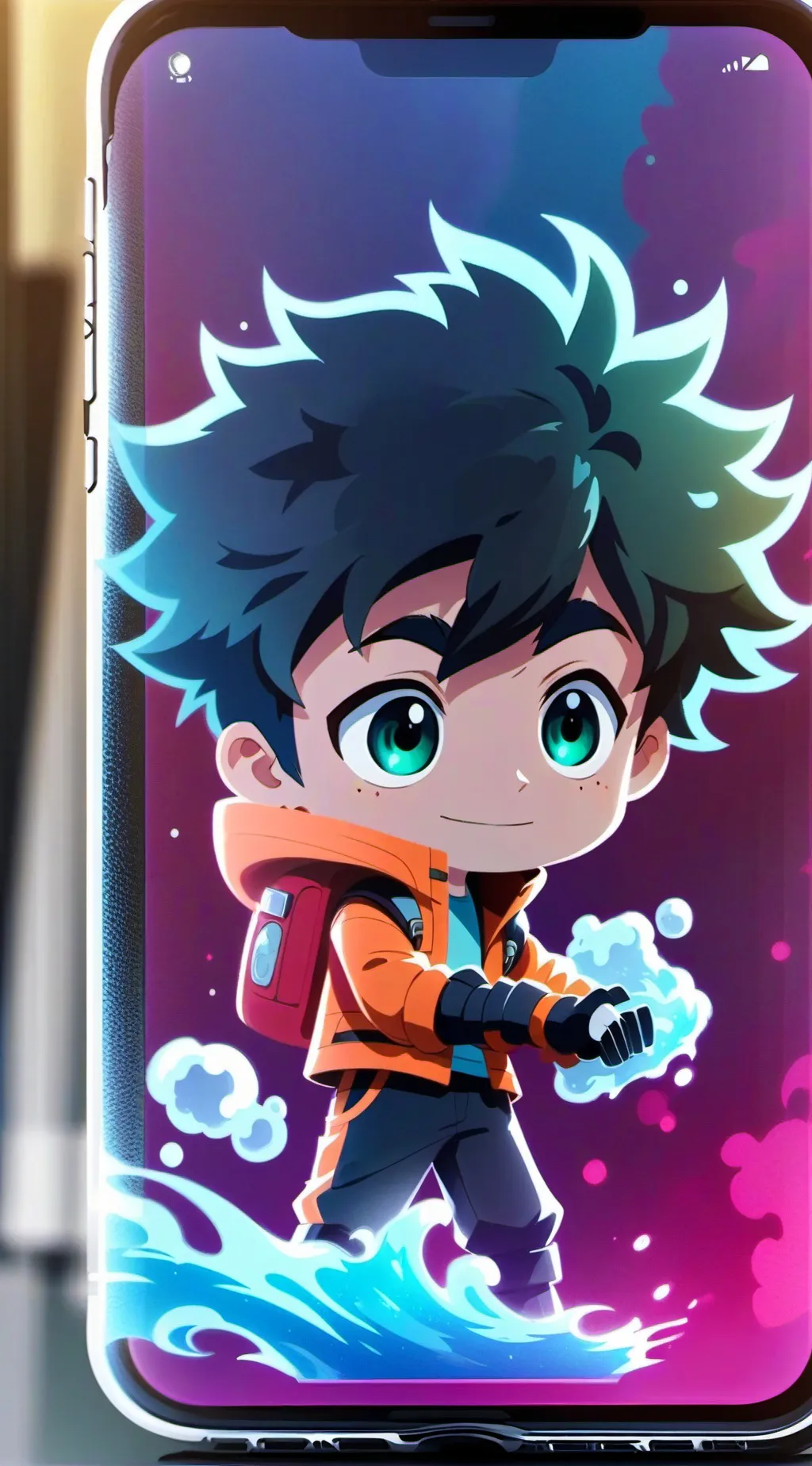 ai character: mha dormindo  background