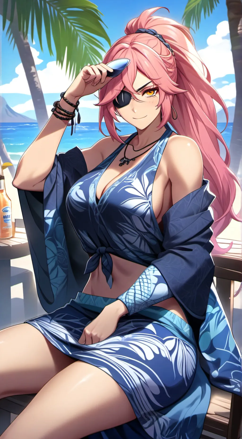 ai character: Baiken  background