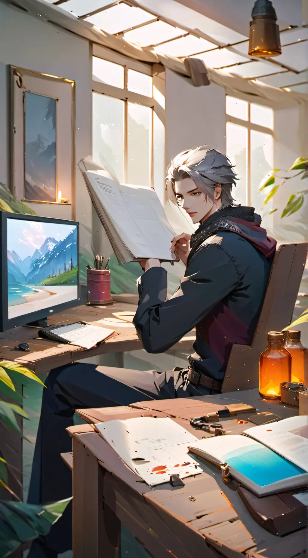ai character: Zero background