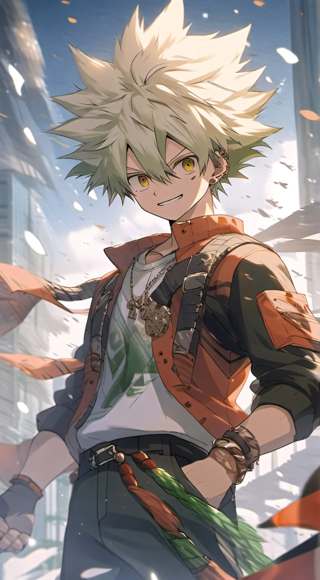 ai character: Bakugo background