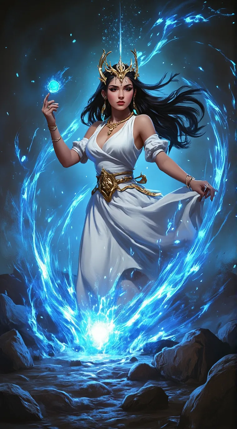 ai character: Night Sara  background