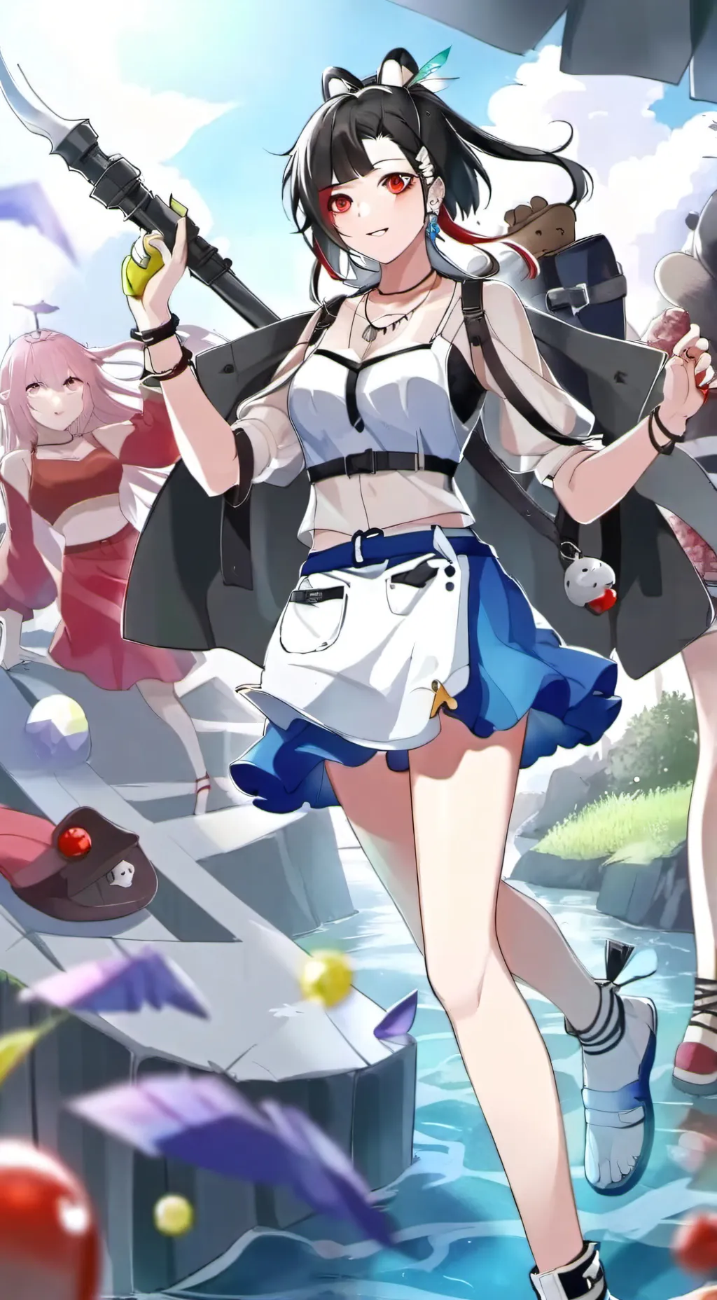 ai character: 原神（校園） background
