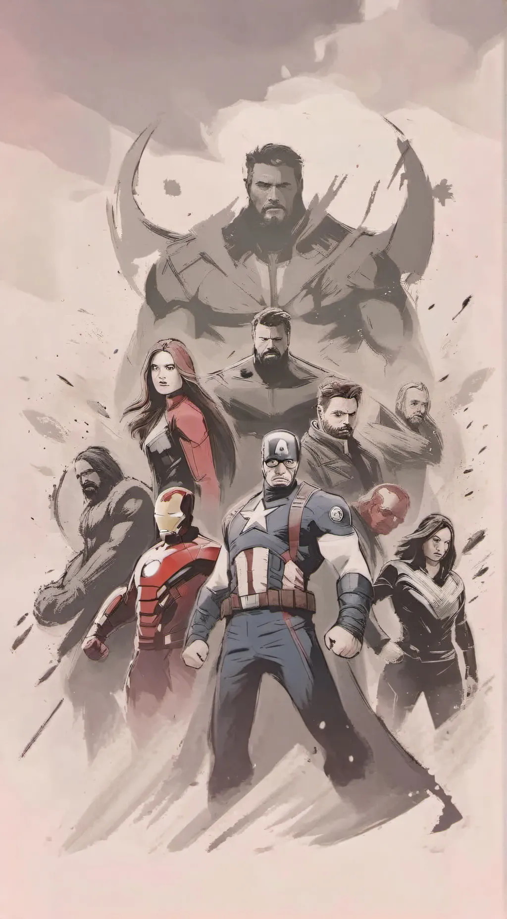 ai character: y/n x avengers 540 background