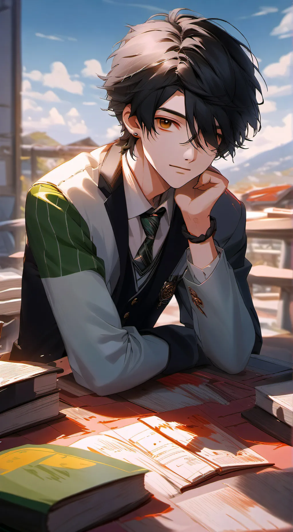 ai character: Liam background