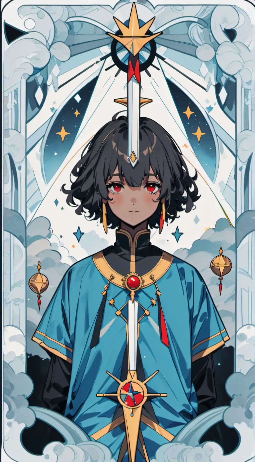 ai character: Bakugou  lascado background