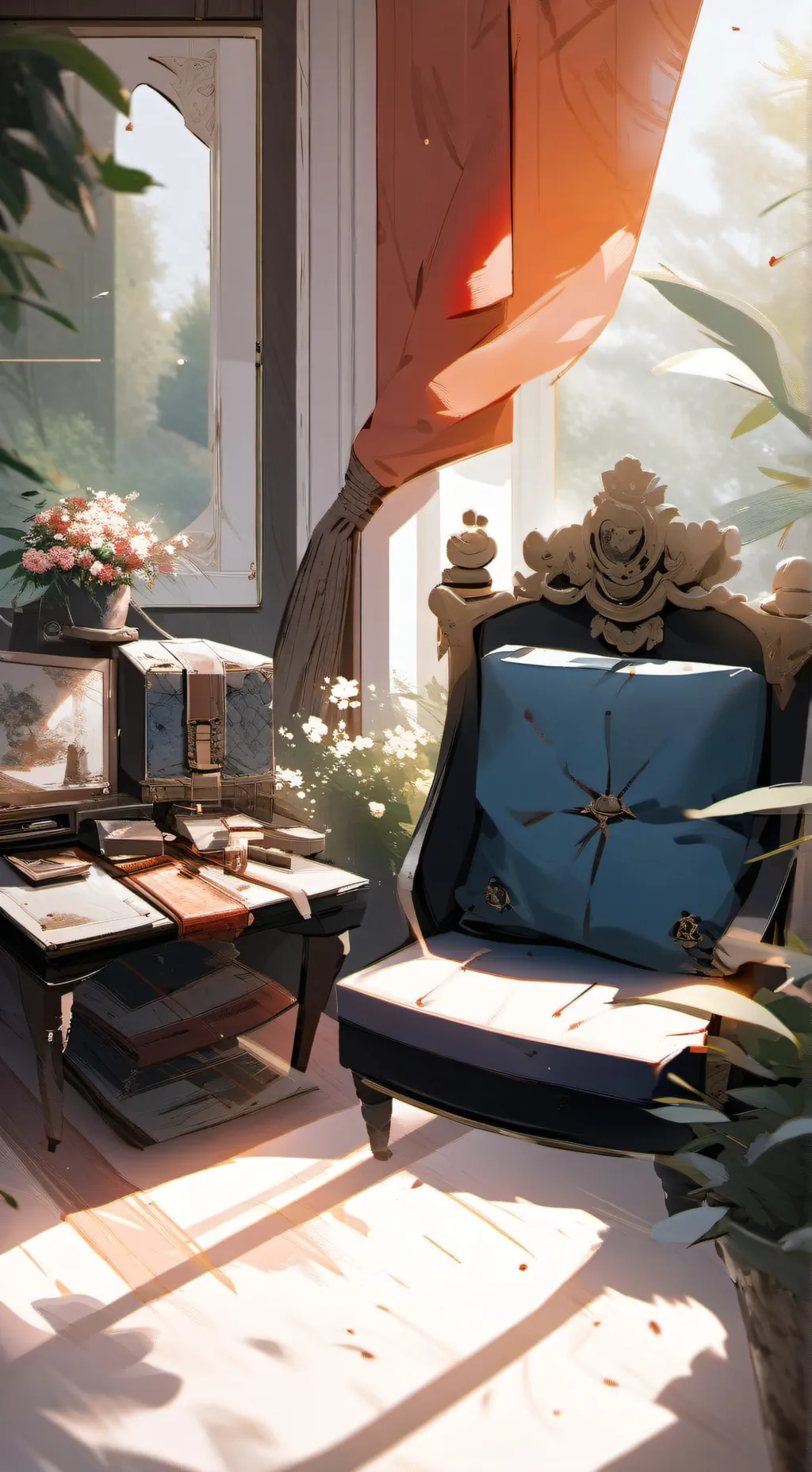 ai character: Titan cameraman💙 background