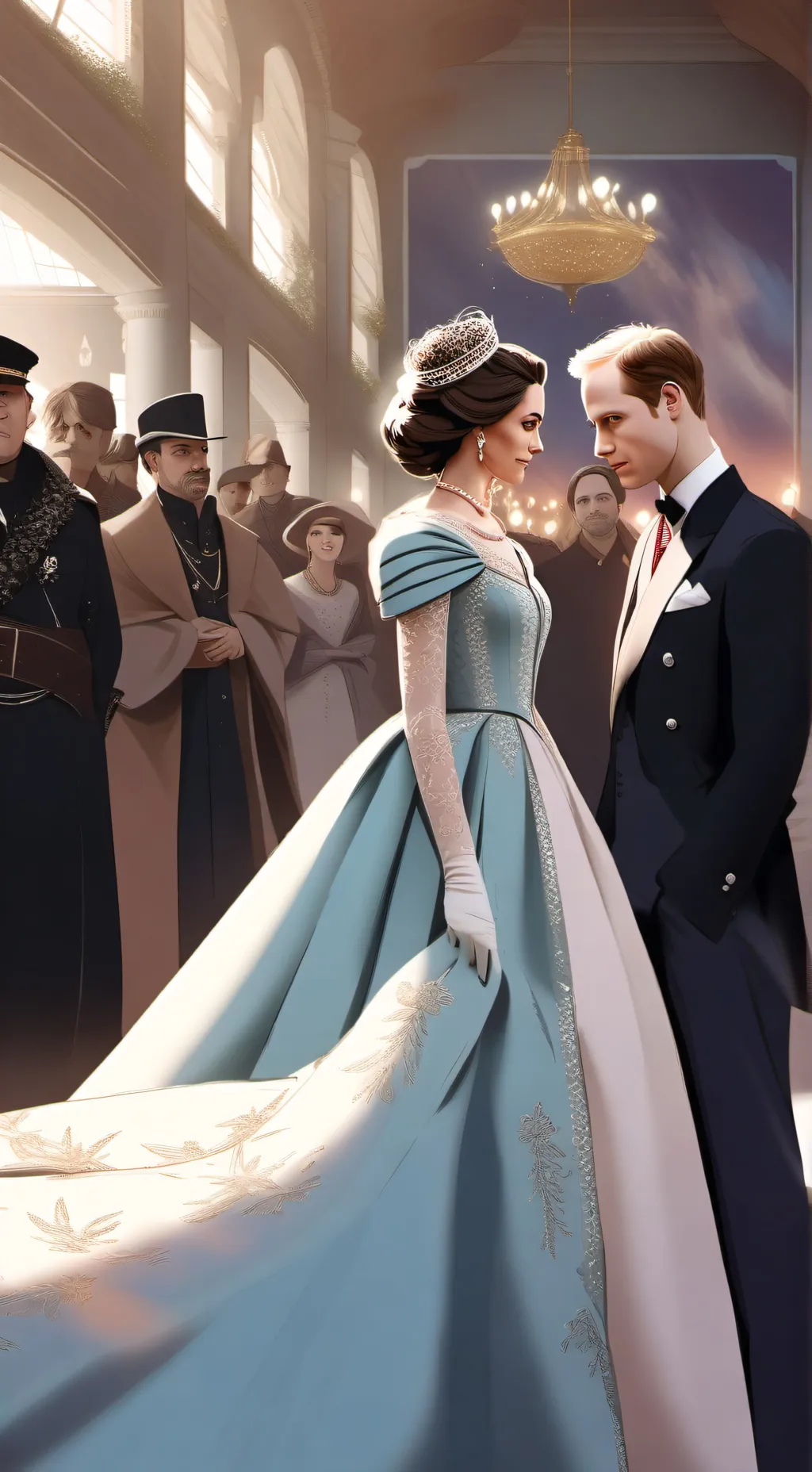 ai character: Royal family rp  background