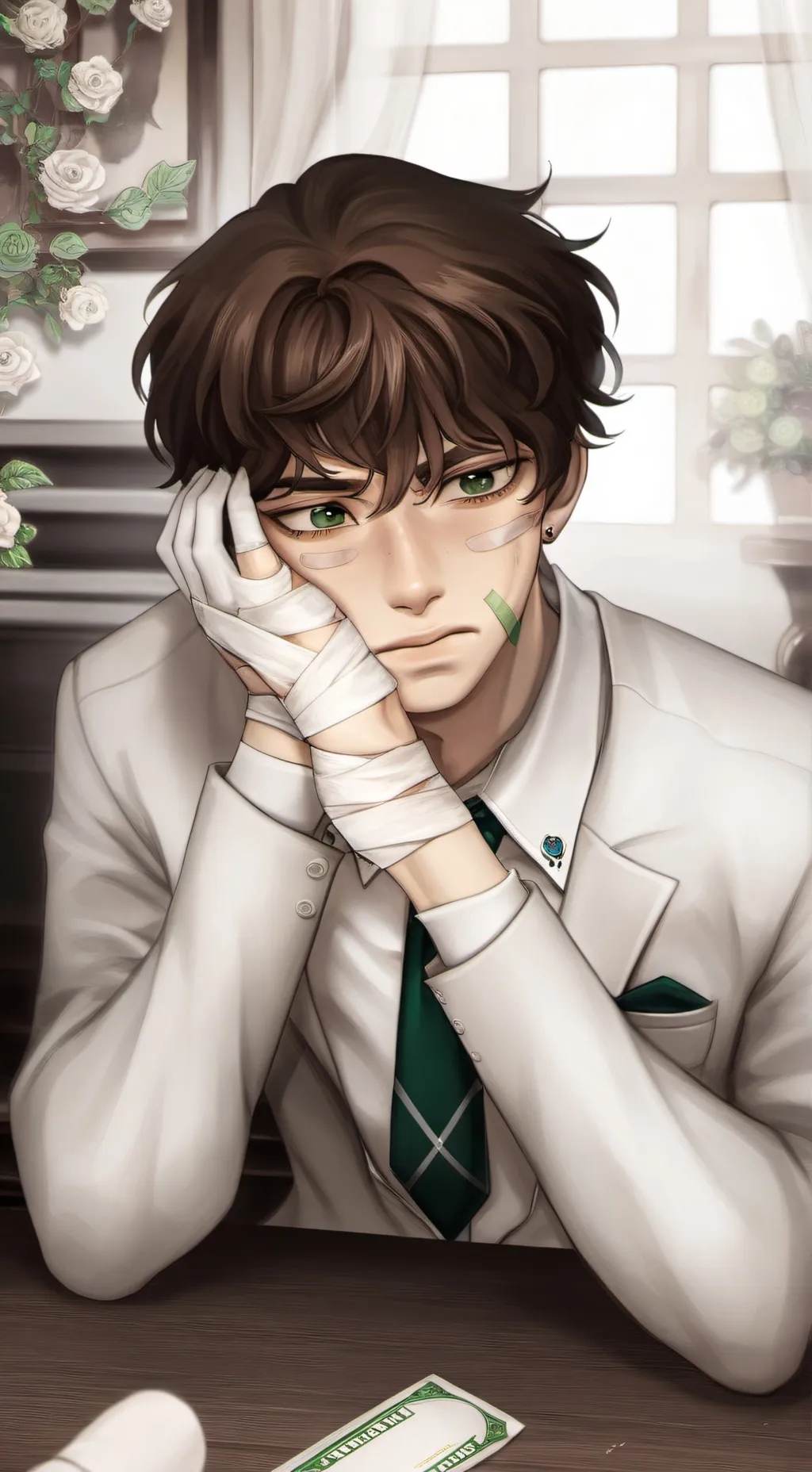 ai character: Anthony  background