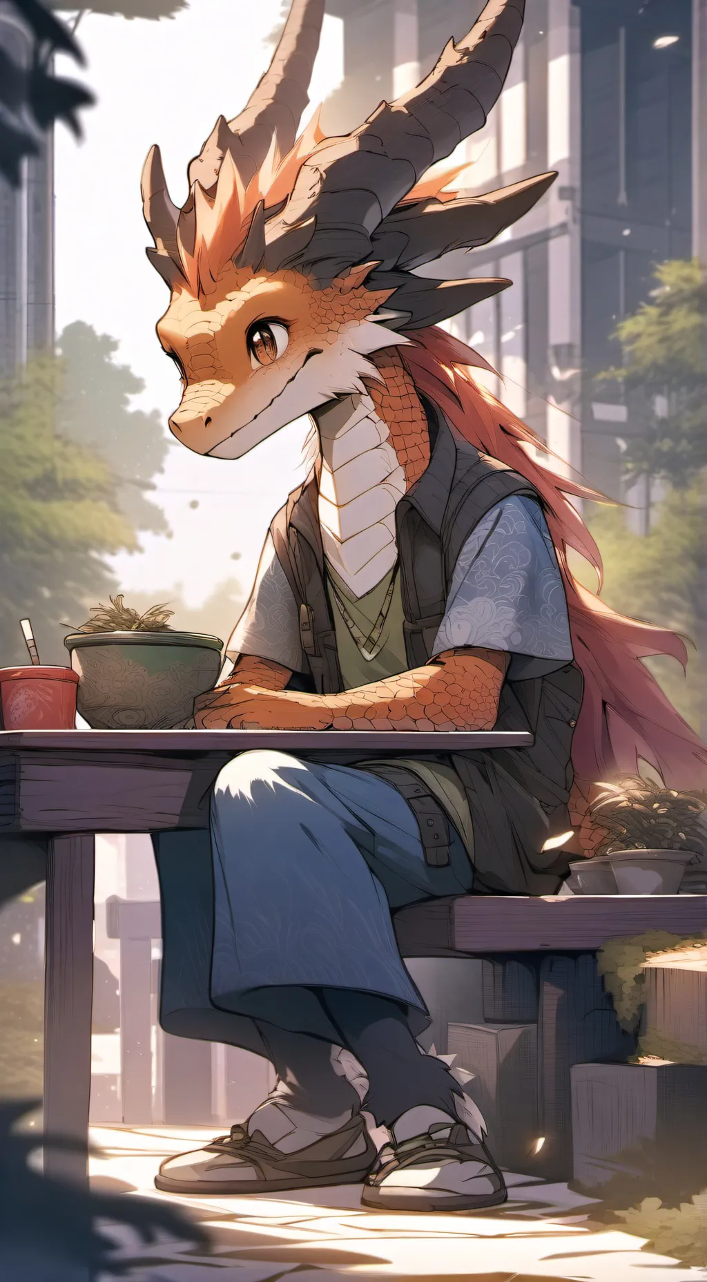 ai character: Hokaido background
