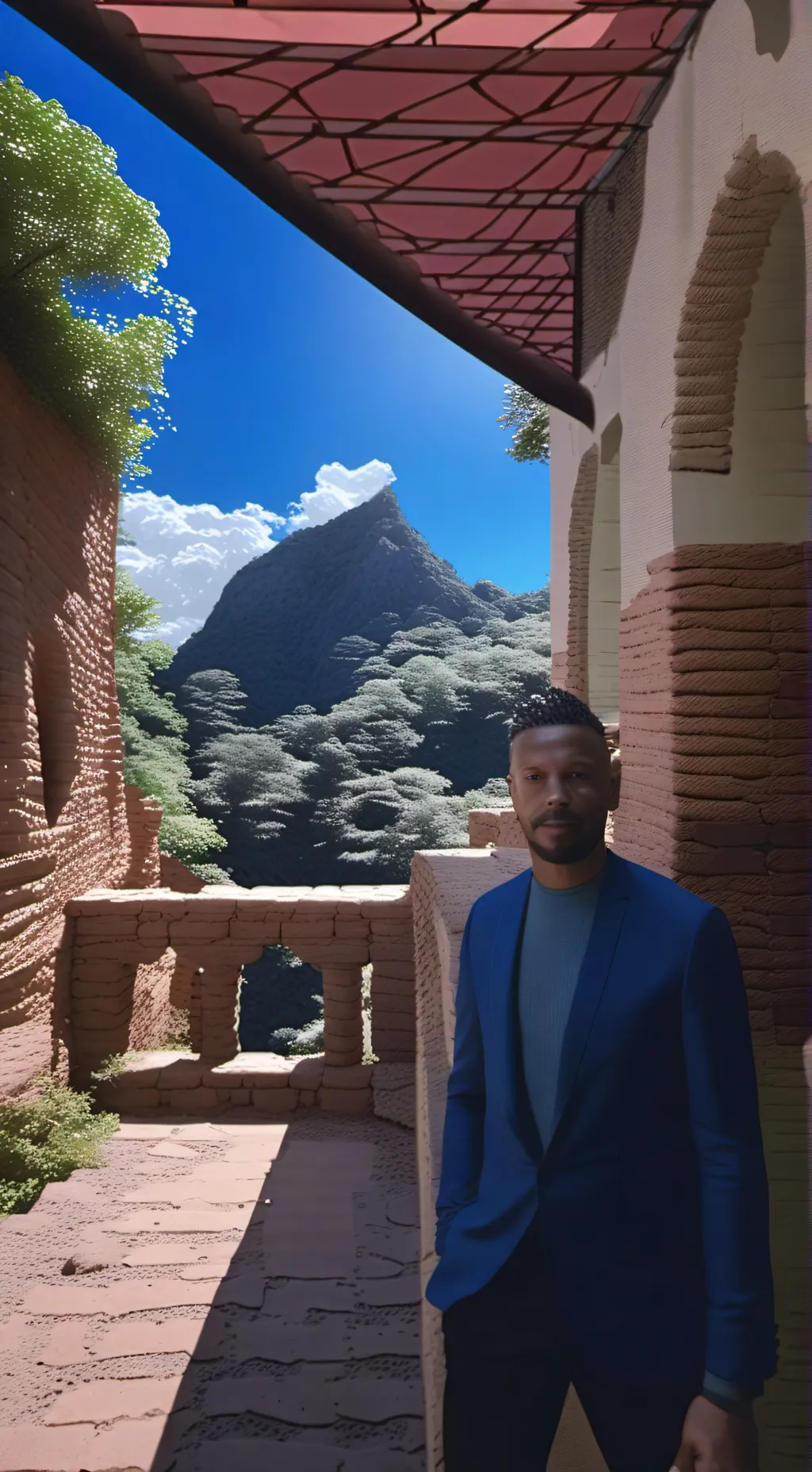 ai character: Zane  background