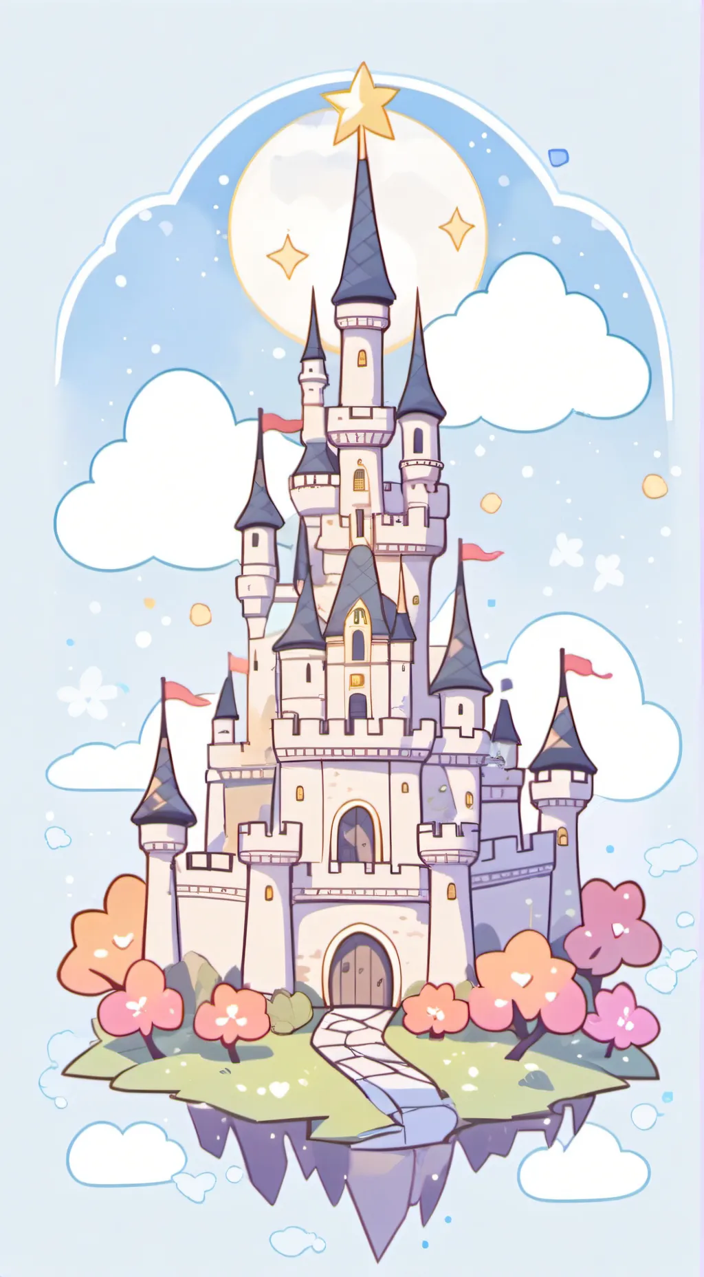 ai character: castle of powers background