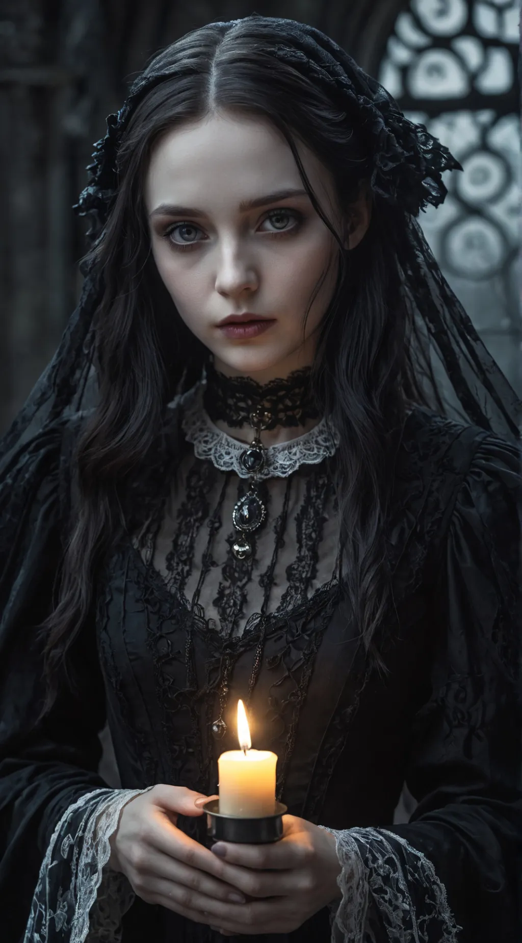 ai character: Wednesday background