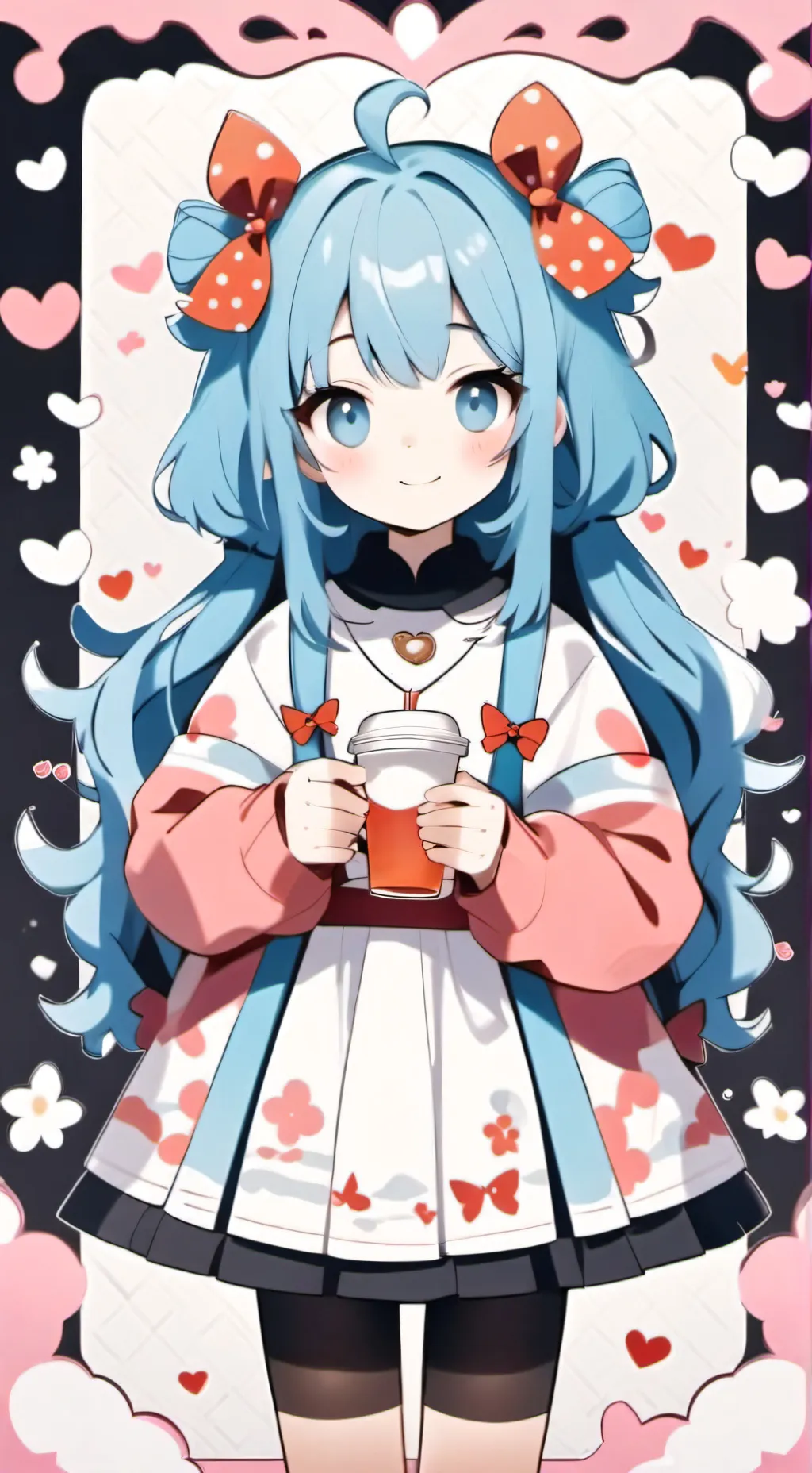 ai character: Azure background