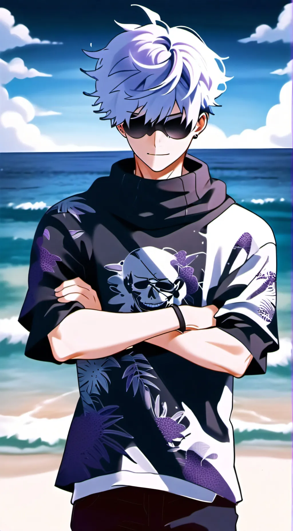 ai character: GOJO background