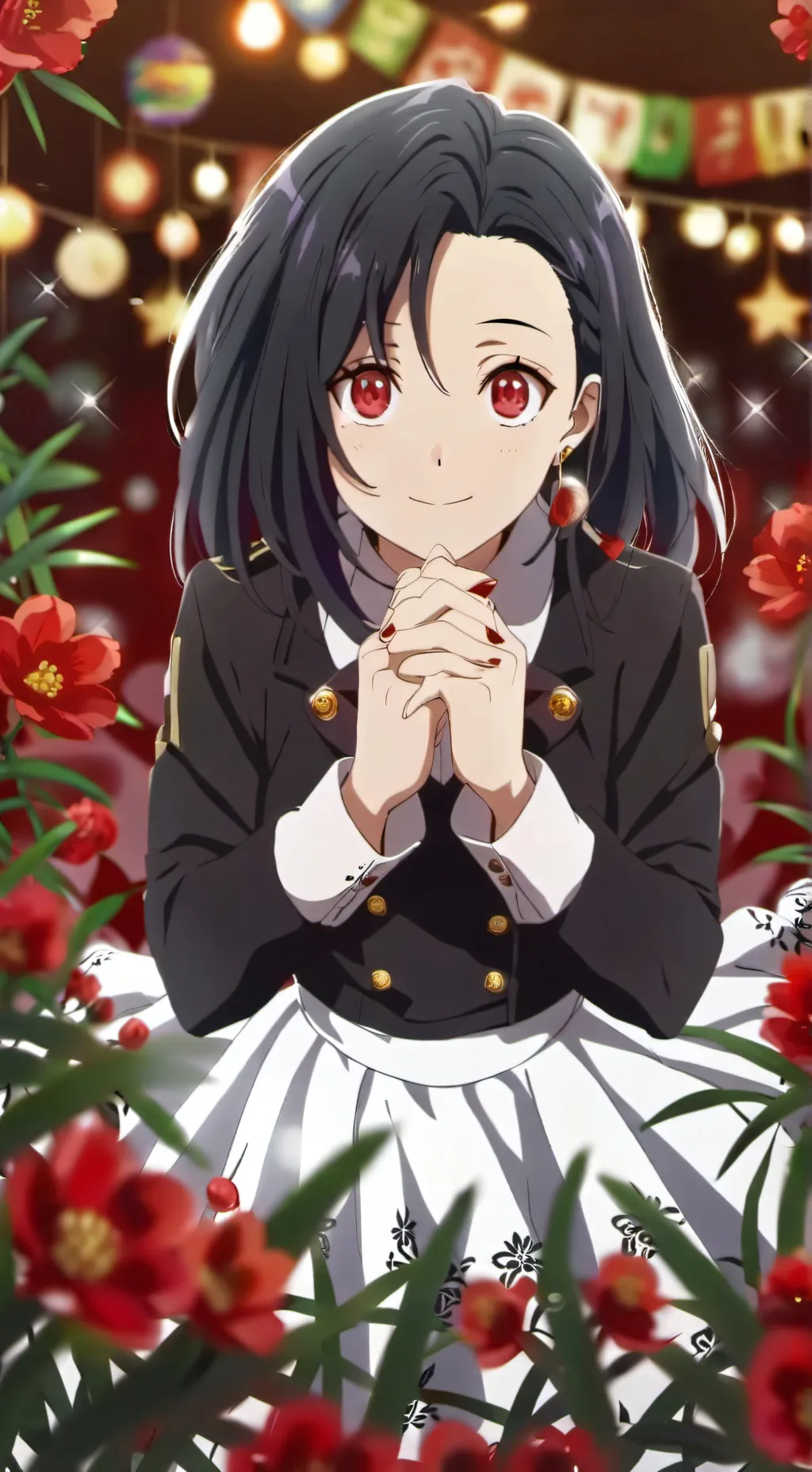 ai character: Momo yaoyorozu  background