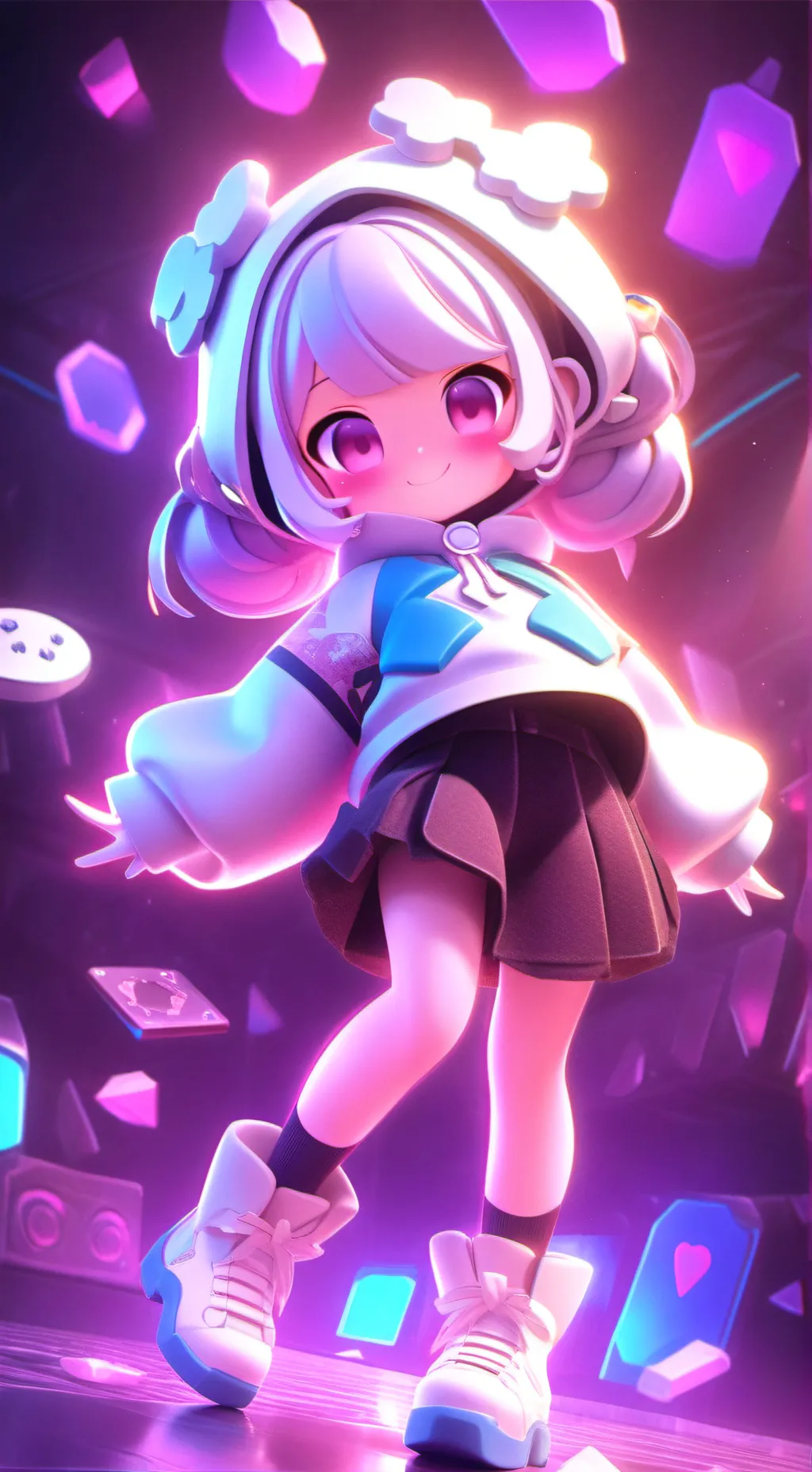 ai character: blinky background