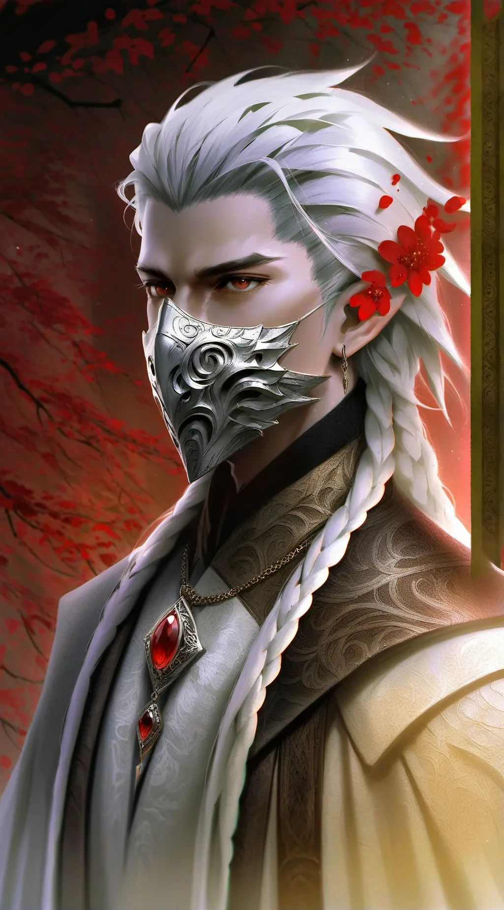 ai character: Cartoon Cat  background