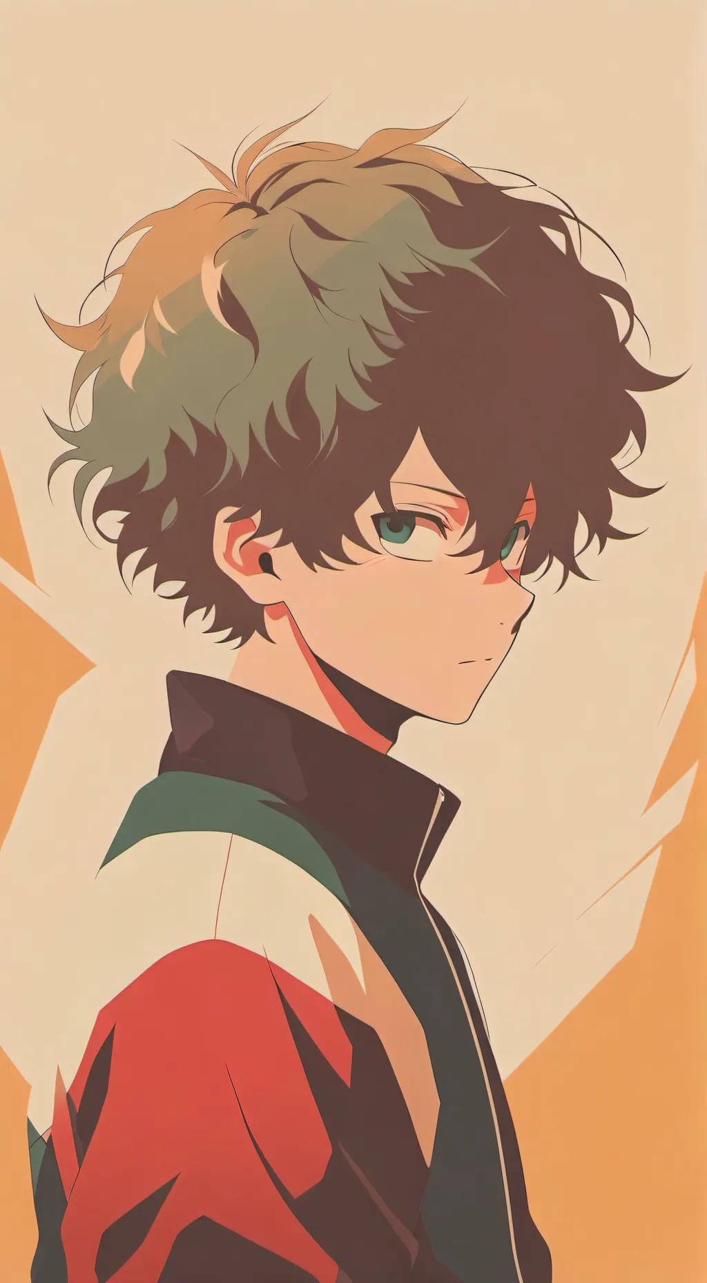 ai character: MHA cafeteria. background