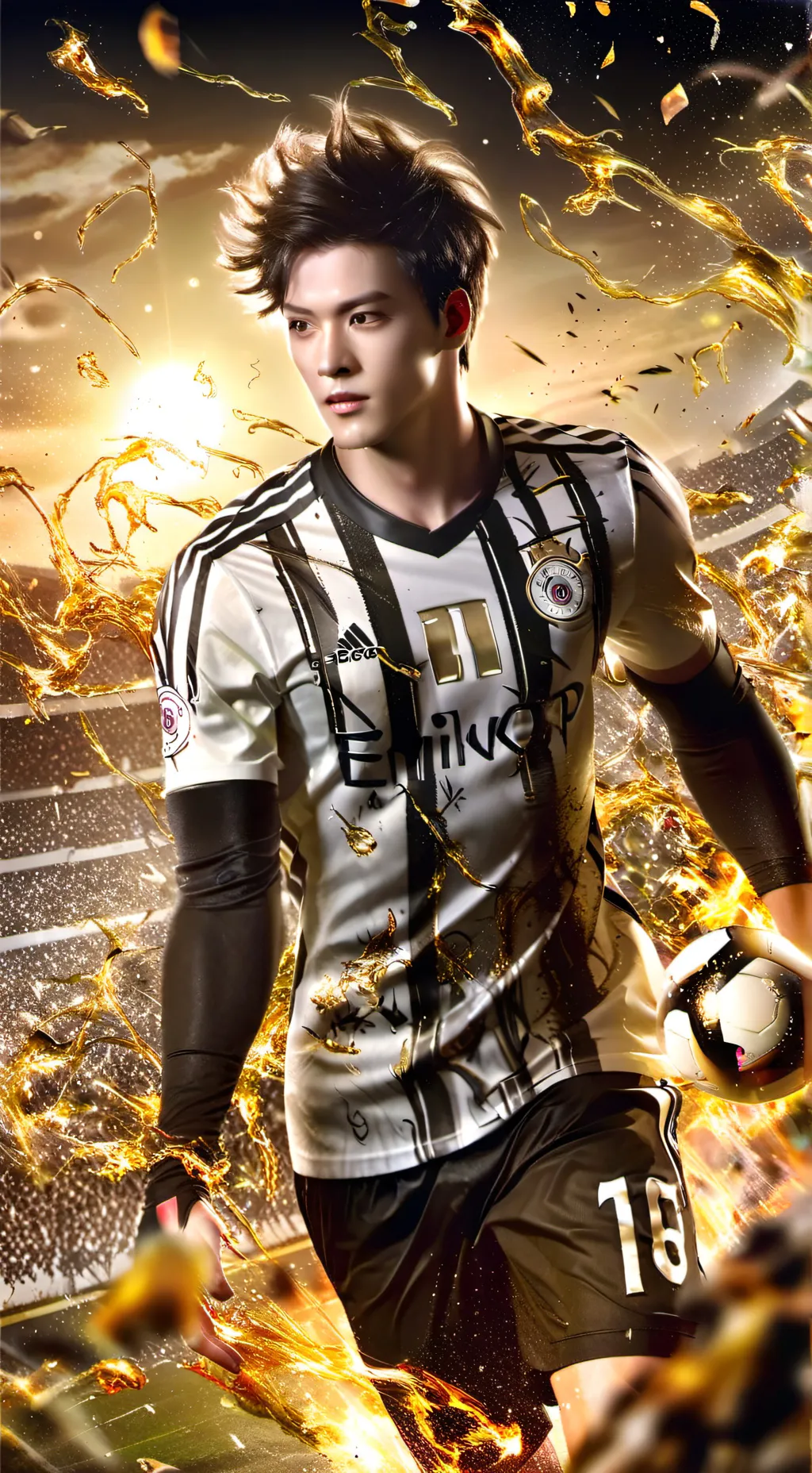ai character: javier Diego  background