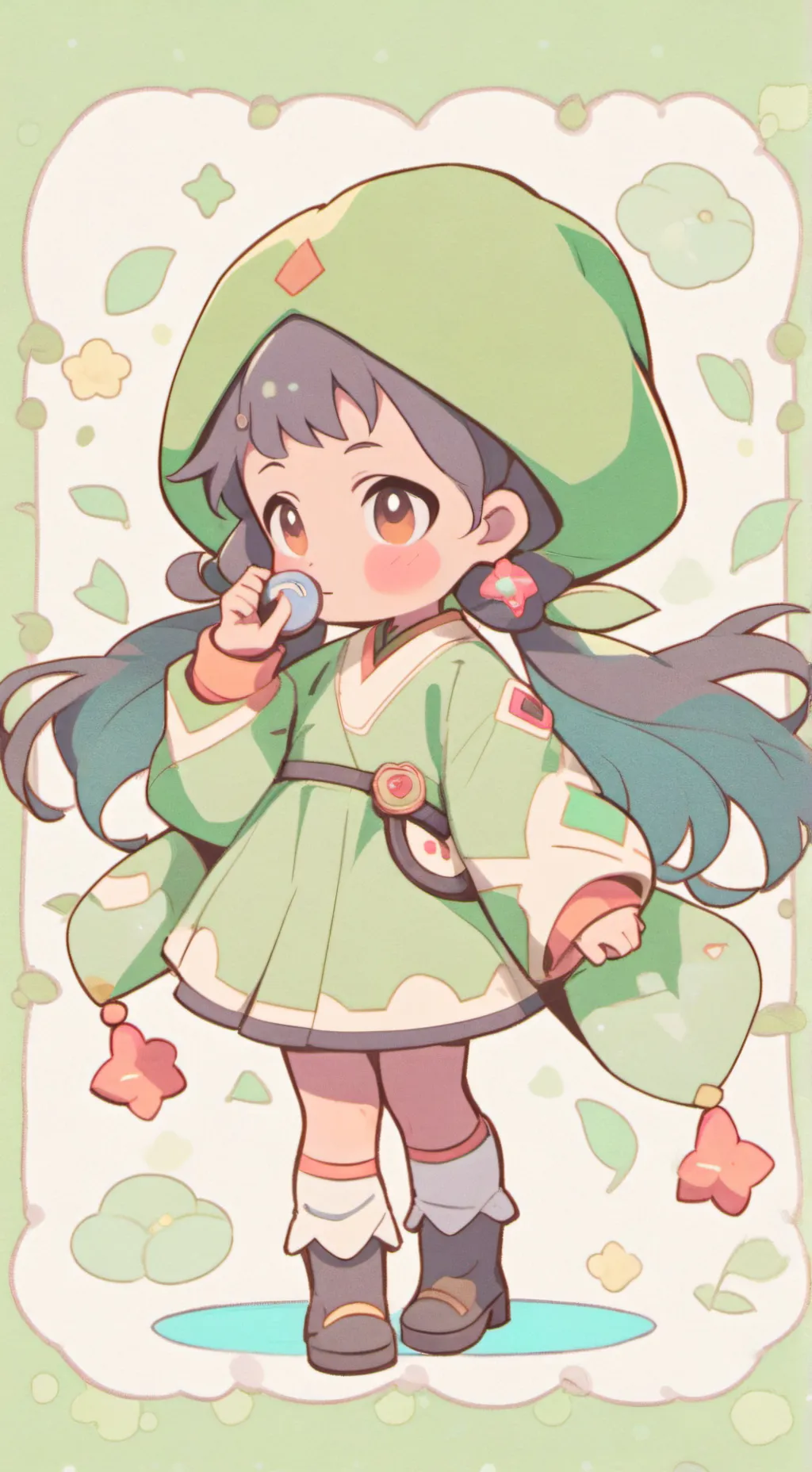 ai character: maleena mom background