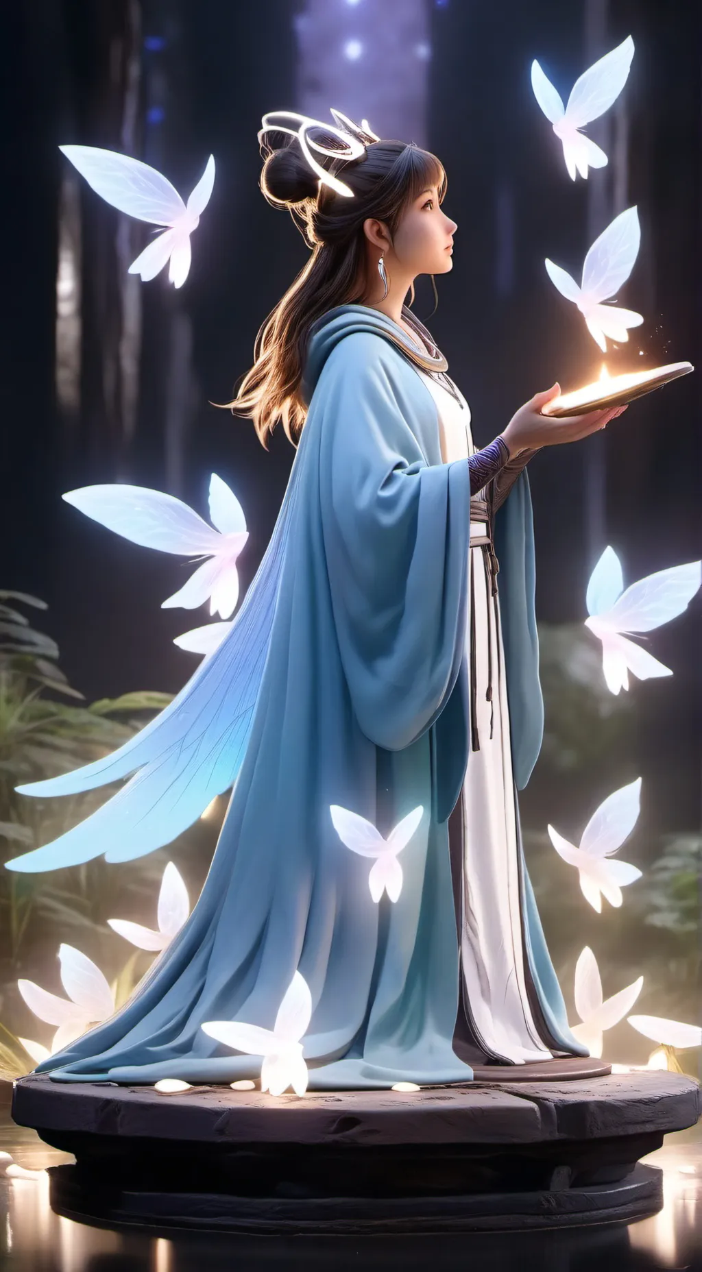 ai character: fairy teacher background