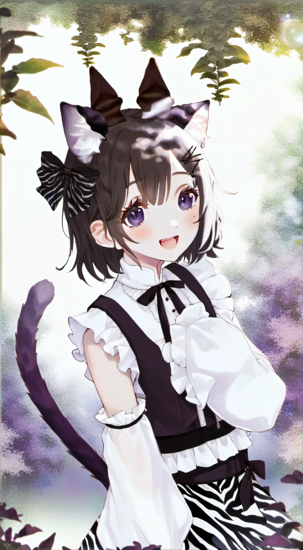 ai character: Zebra Paw Spirit background