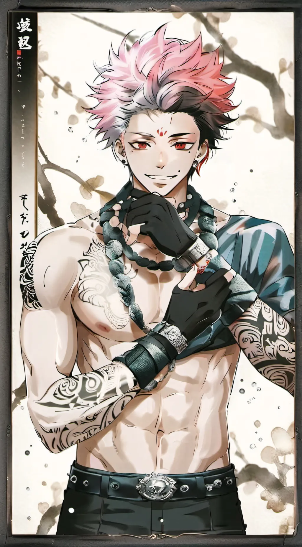 ai character: Sukuna background