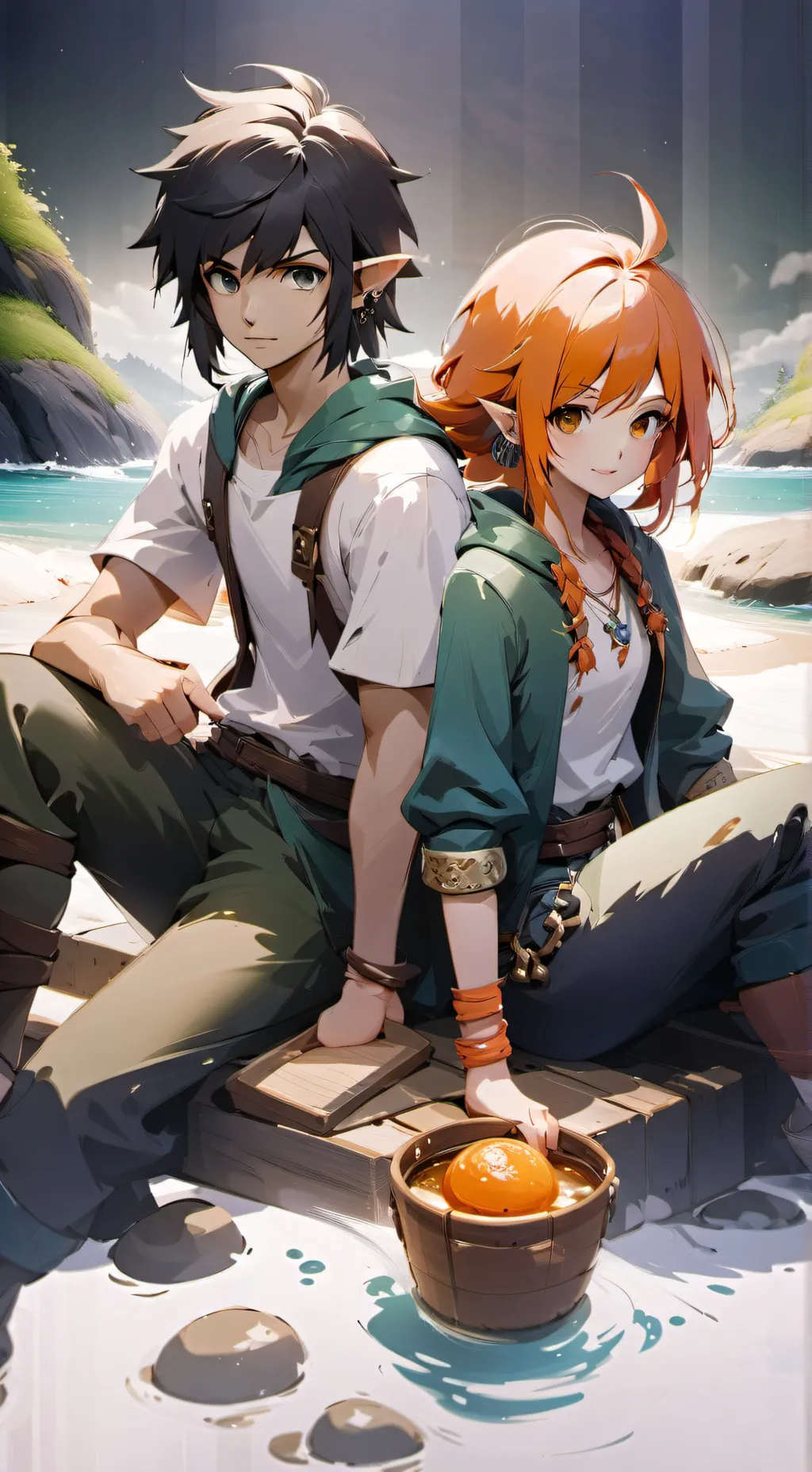Talkie AI - Chat with 💙Link x Nami🧡