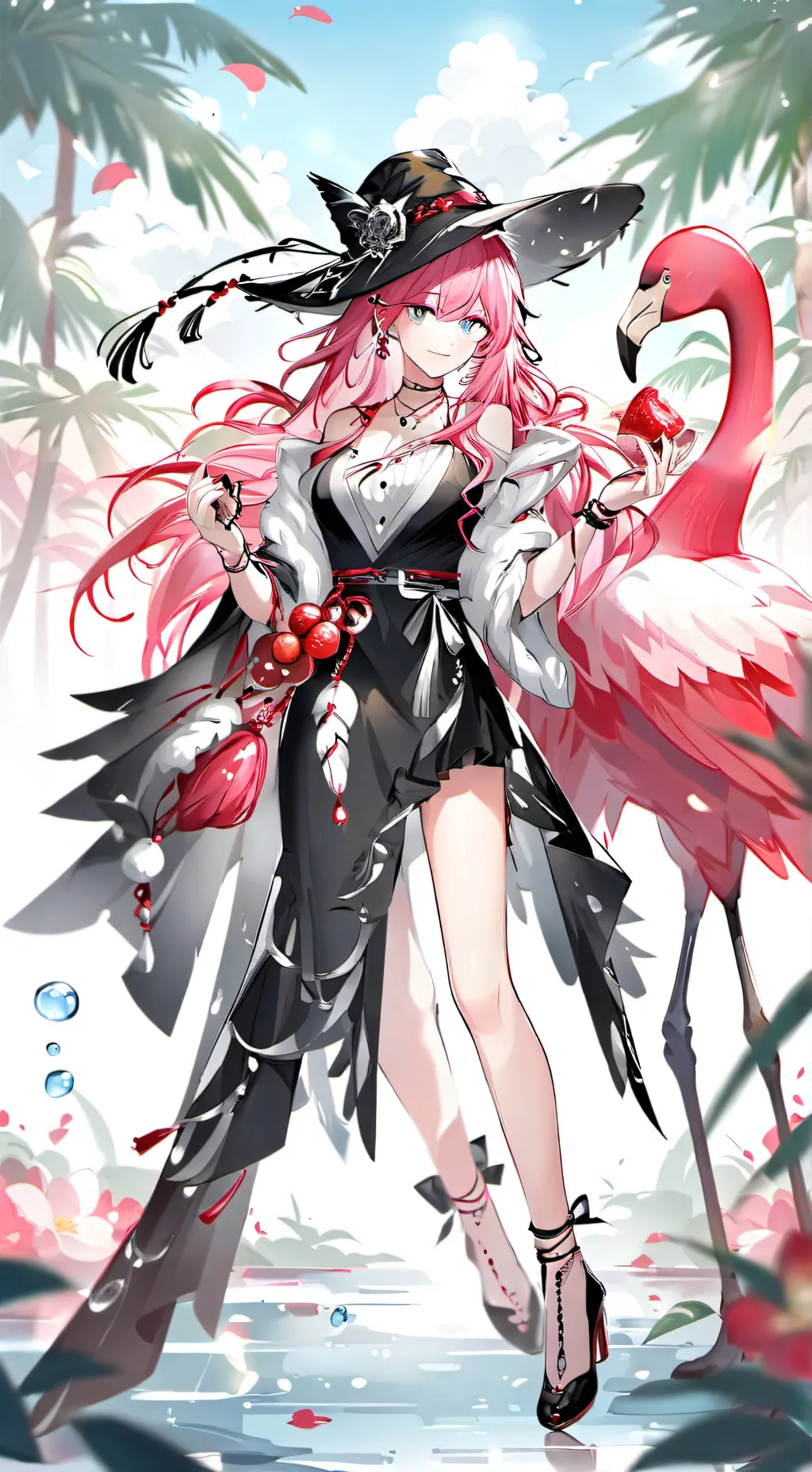 ai character: Flamina background
