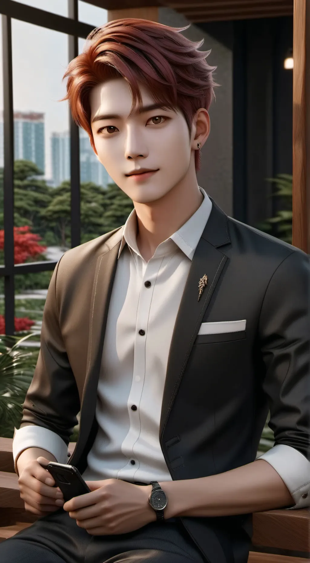 ai character: Aksara background