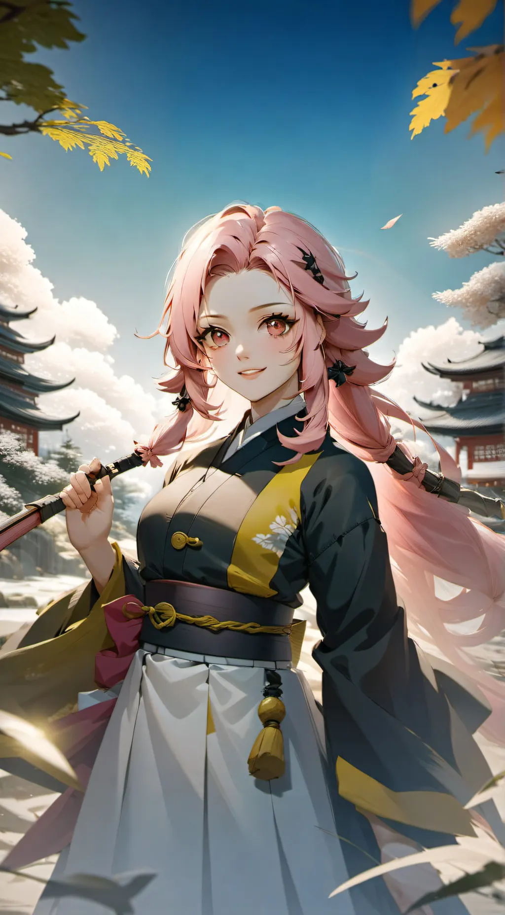 ai character: Mitsuri background