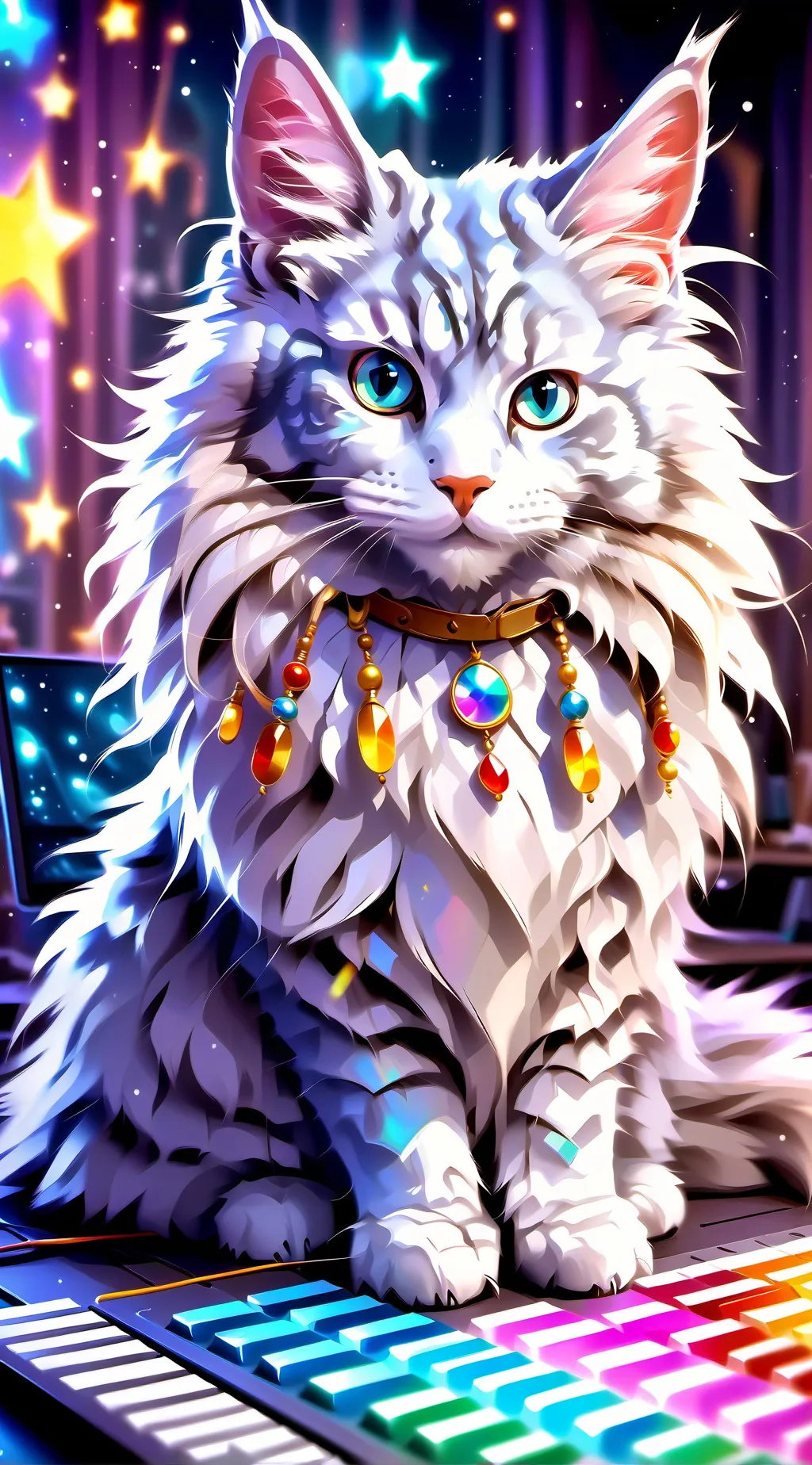 ai character: Luna the Mimic Maine background