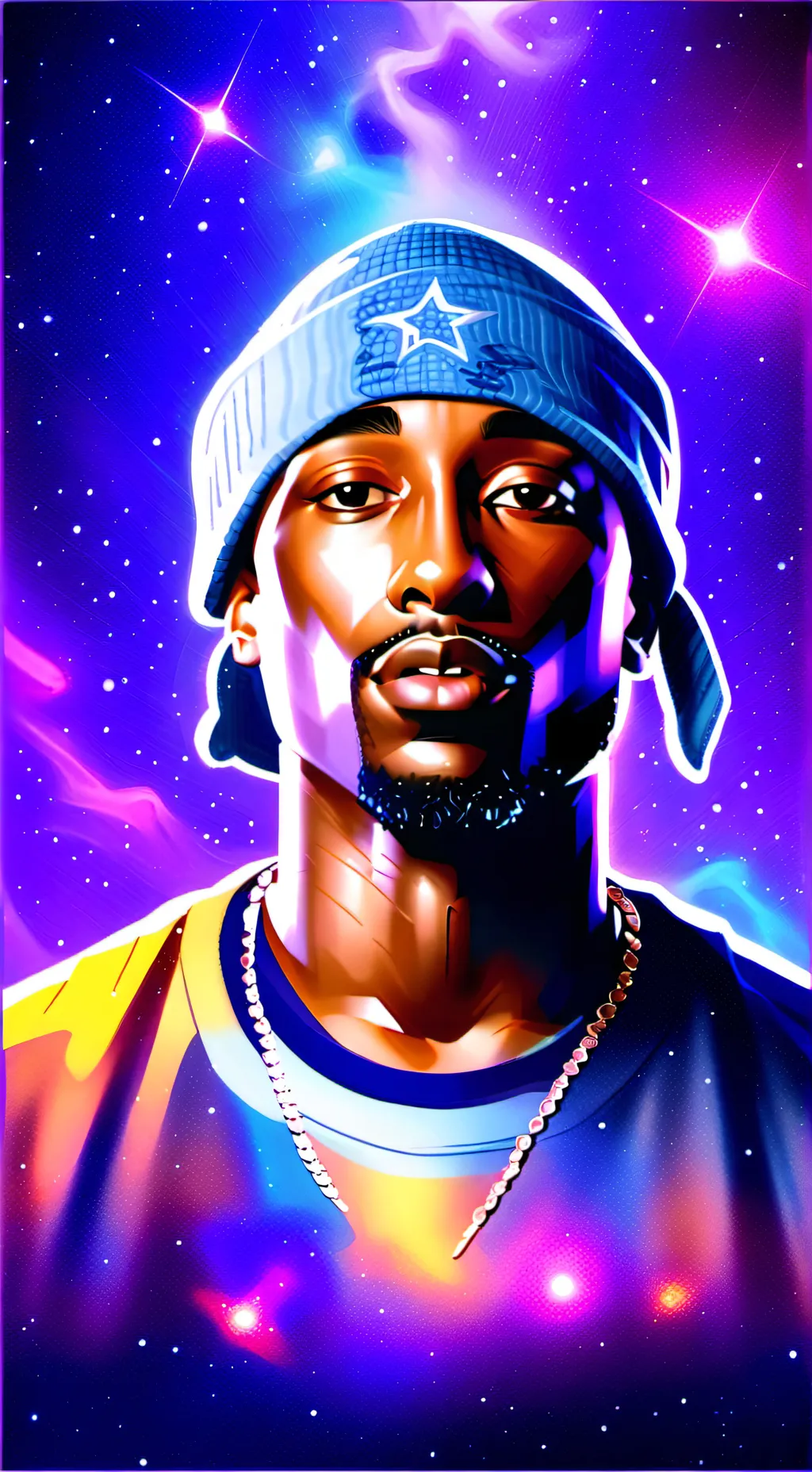 ai character: tupac  background