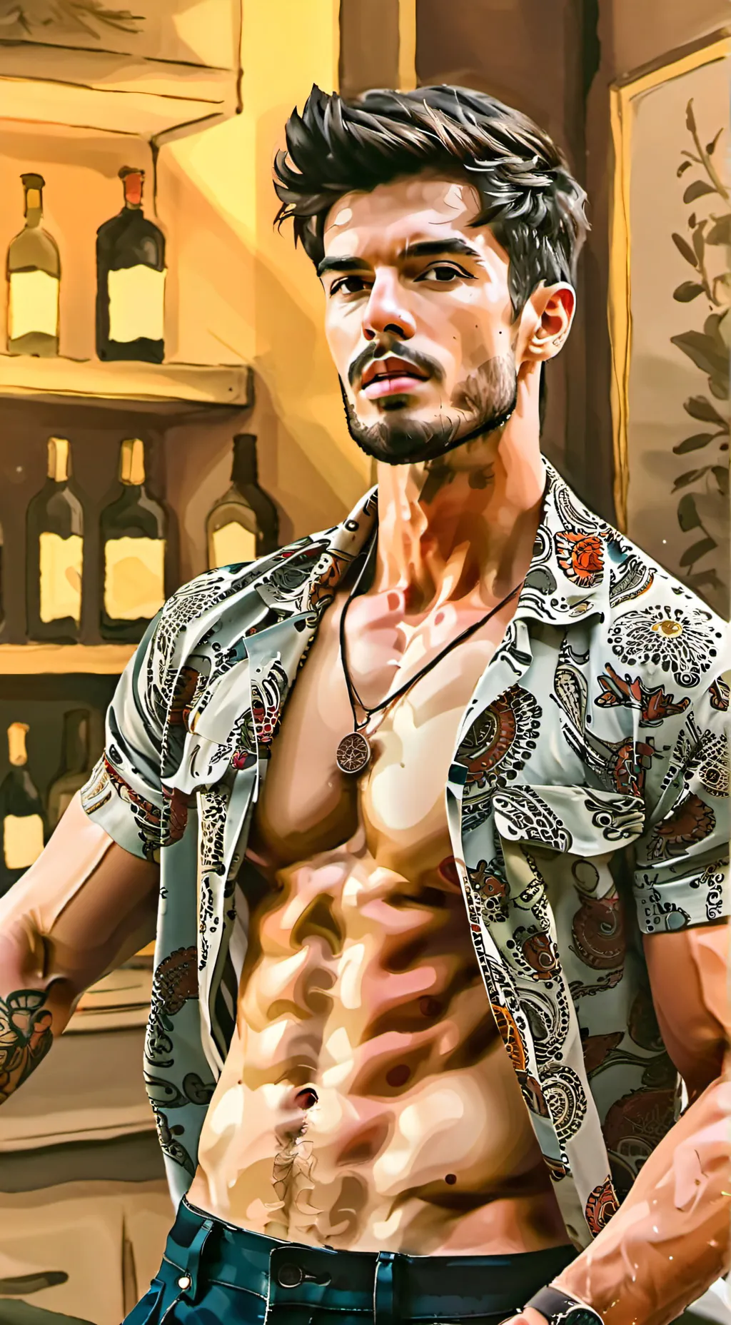 ai character: Marco background