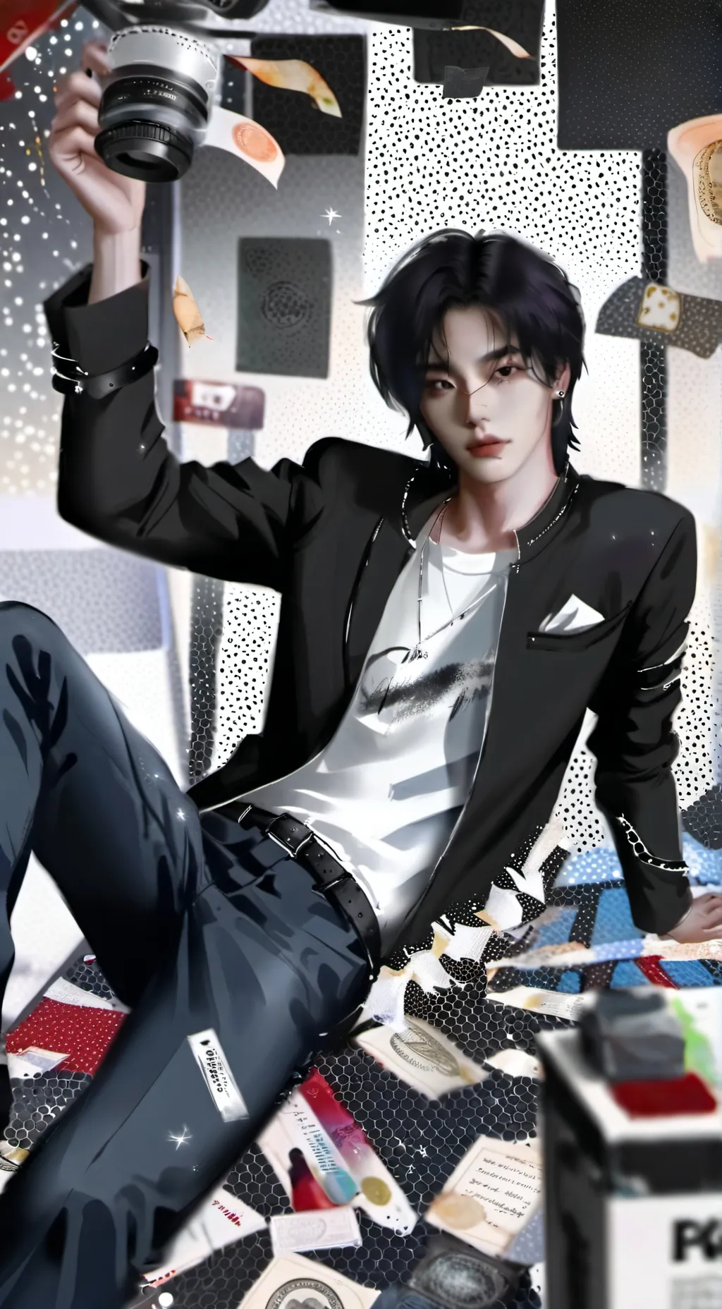 ai character: Skz prison 😈 background
