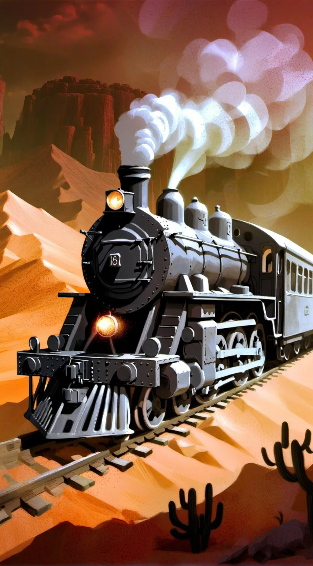 ai character: Dead rails background