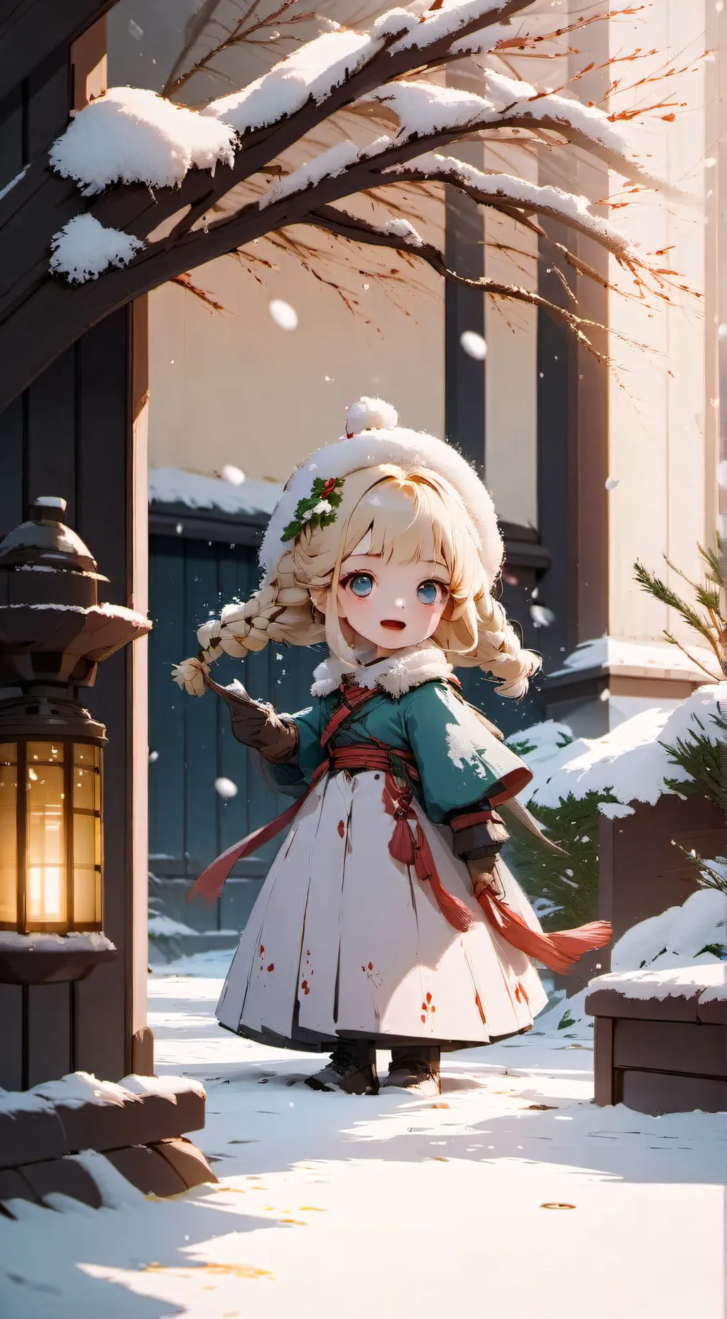 ai character: ❄️blair❄️ background