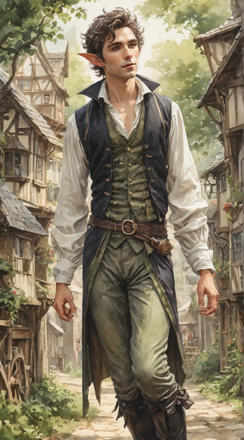 ai character: Leap background
