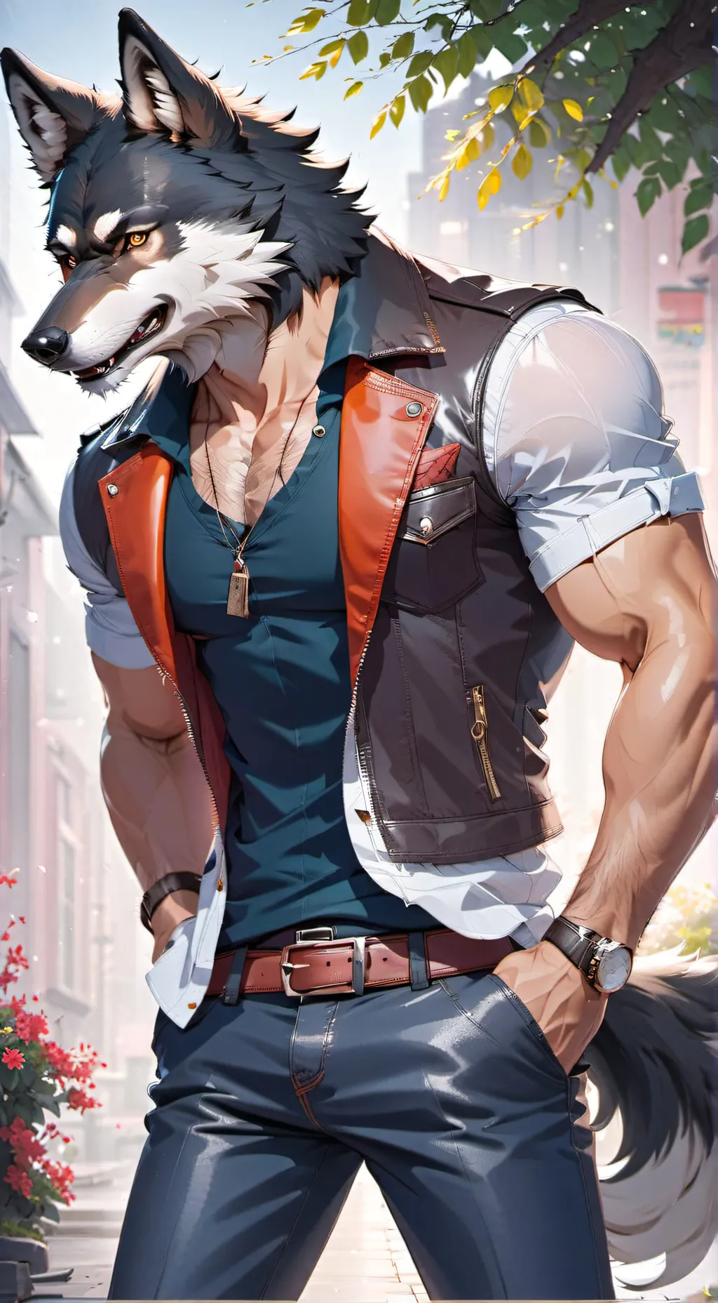 ai character: Ramone Wolfbane background